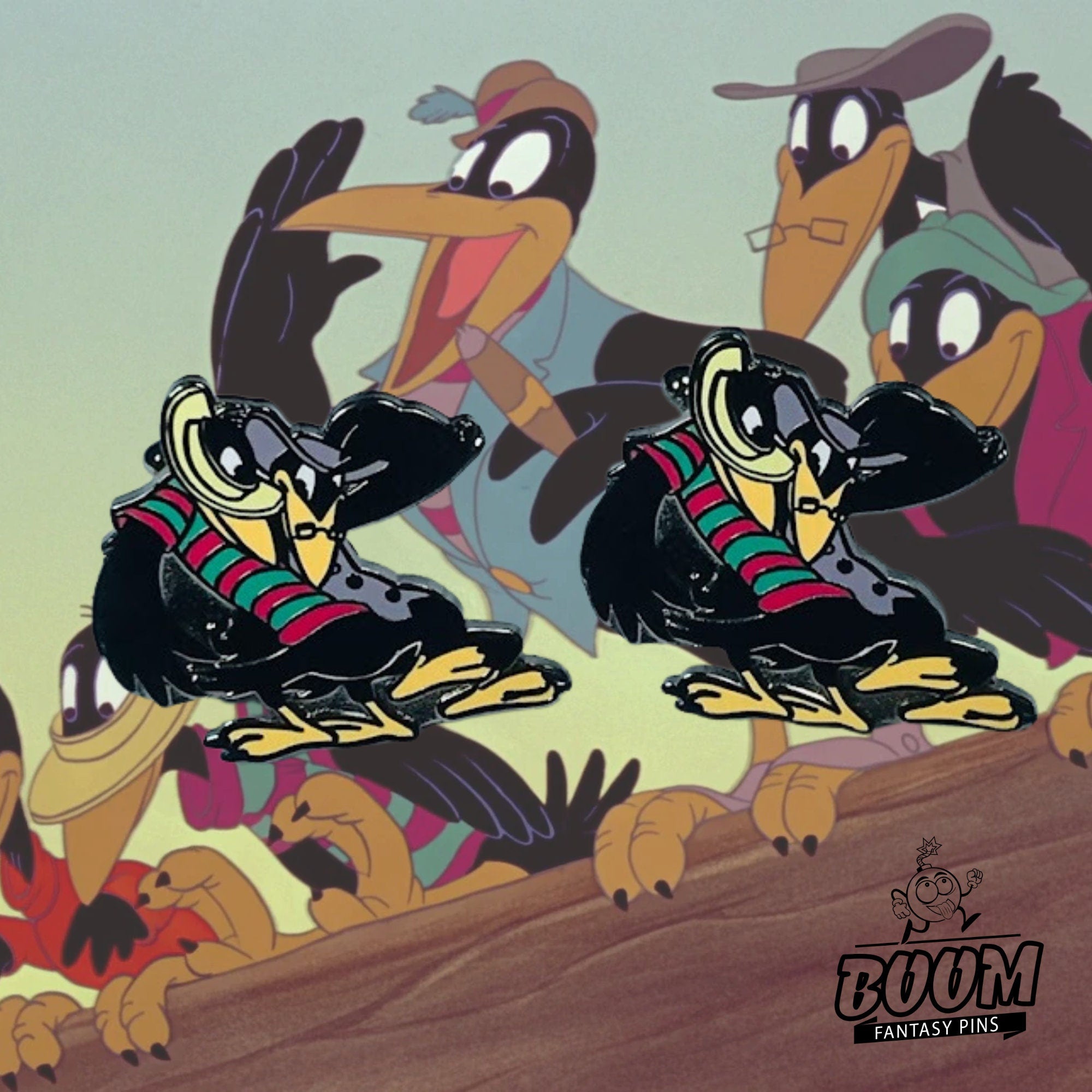 Boutons de manchette – Raven Jim de Dumbo – Disney Fantasy