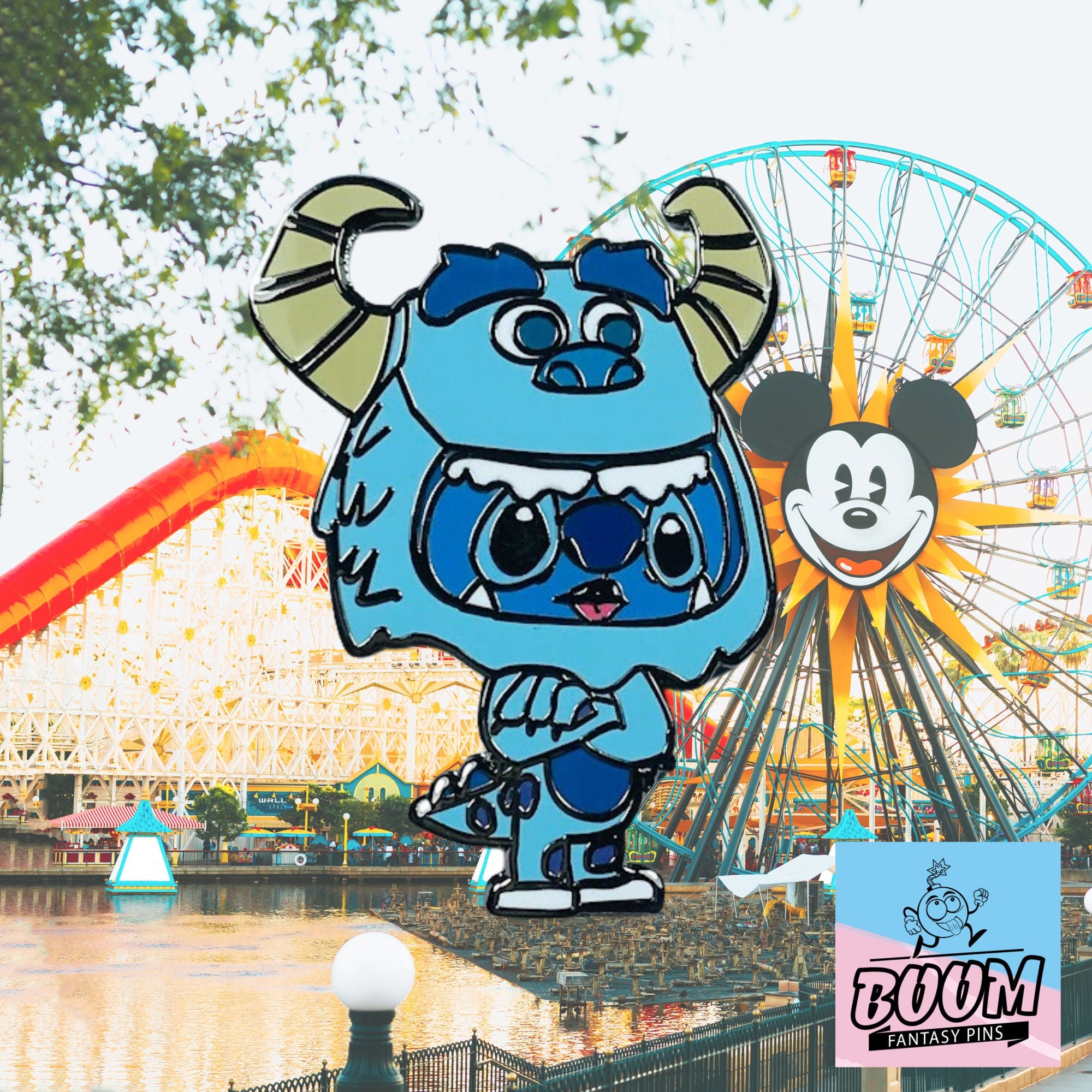 Pin – Stitch como James P. Sullivan de Lilo &amp; Stitch – Disney Fantasy