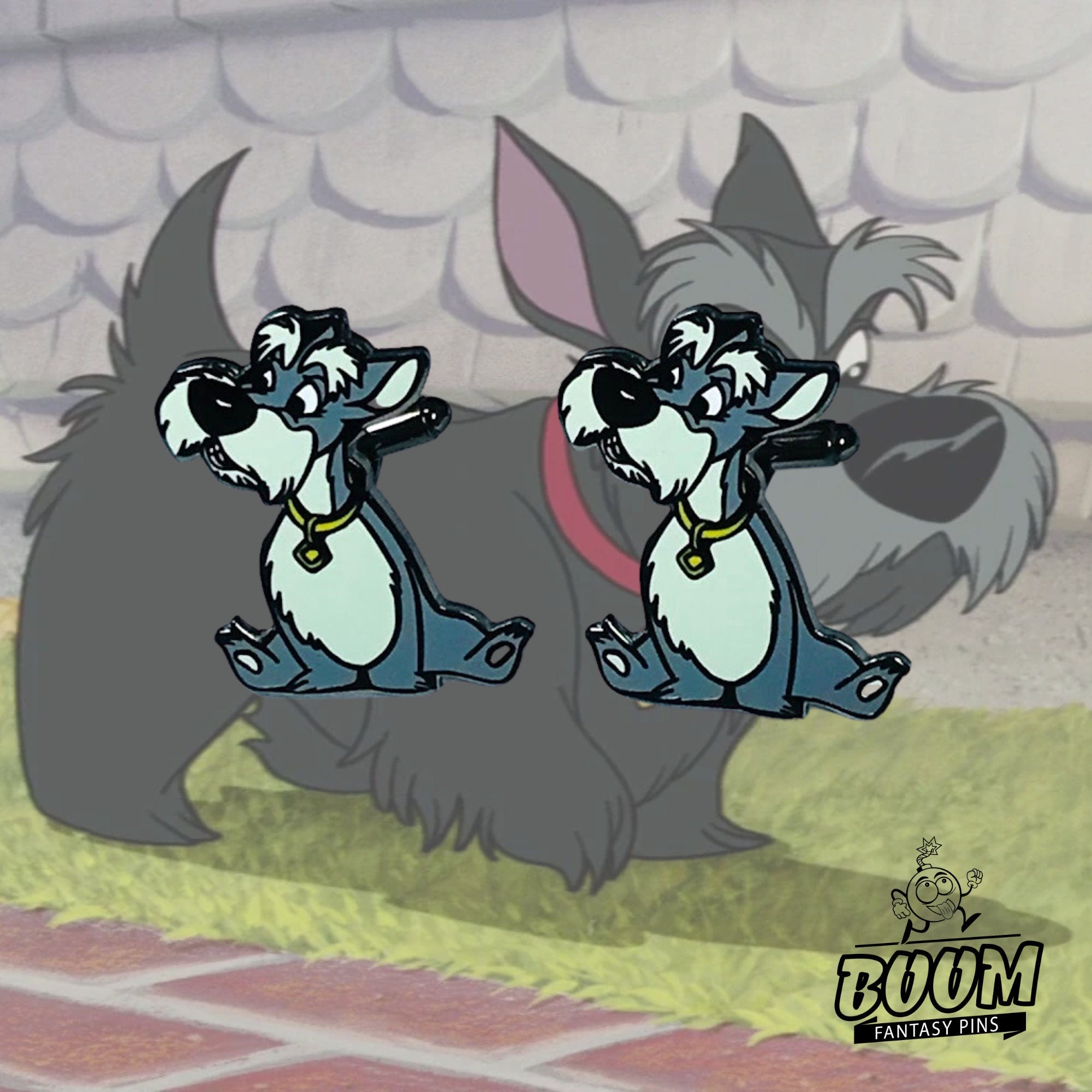 Cufflinks – Jock from Lady and the Tramp – Disney Fantasy