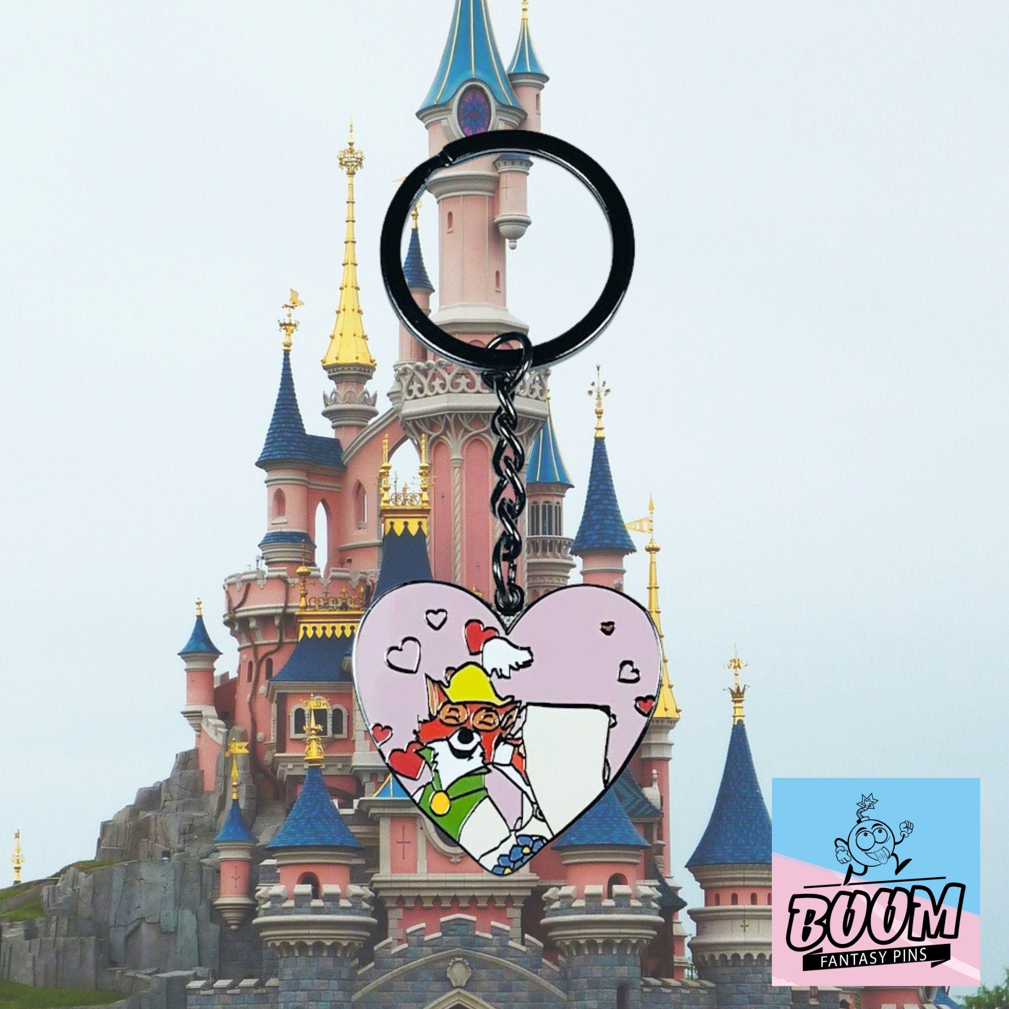 Llavero – Lady Marian y Robin Hood de Robin Hood – Disney Fantasy