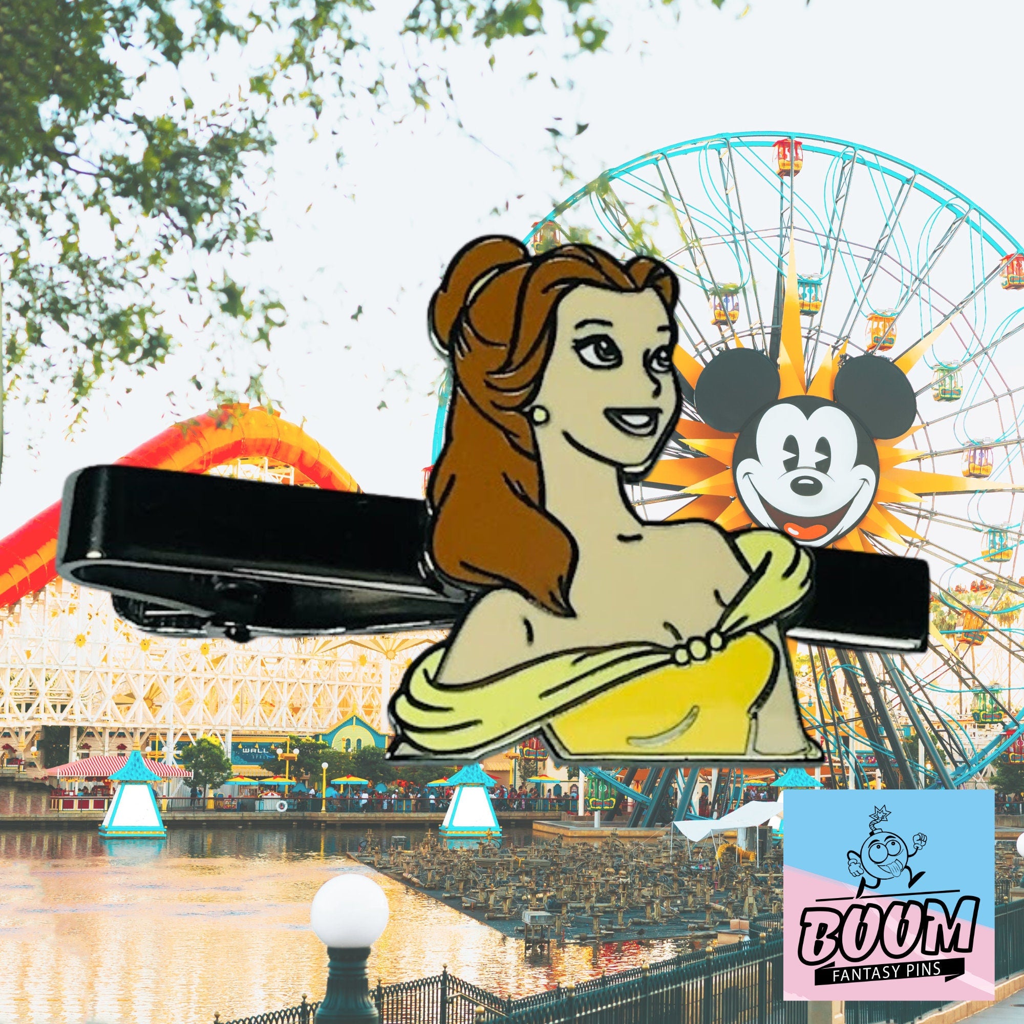 Pinza de corbata – Bella de La Bella y la Bestia – Disney Fantasy