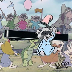 Pinza de corbata – Mapache de la bandera rosa de Robin Hood – Disney Fantasy