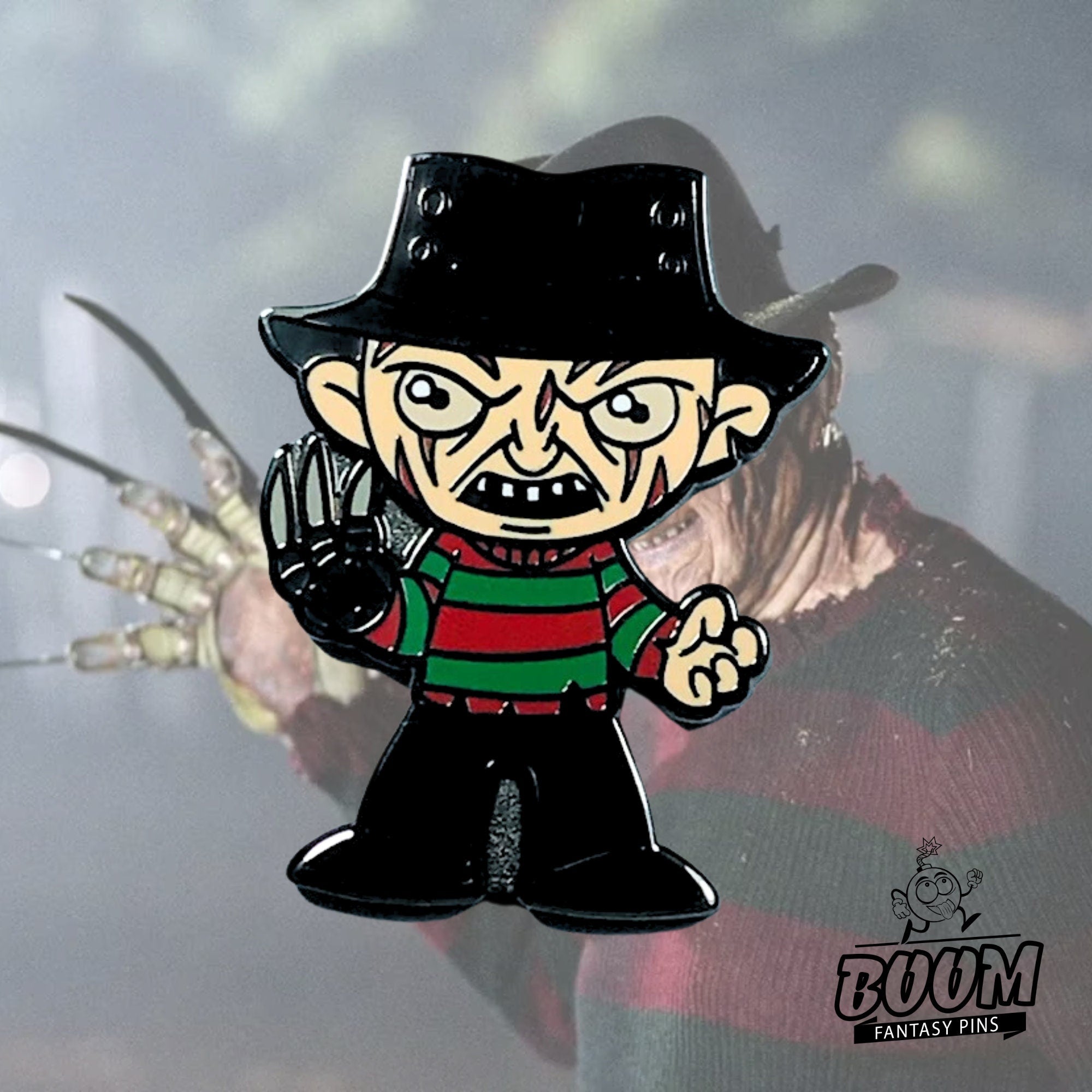 Épingle – Freddy Krueger du film d'horreur « Les Griffes de la nuit » de Wes Craven