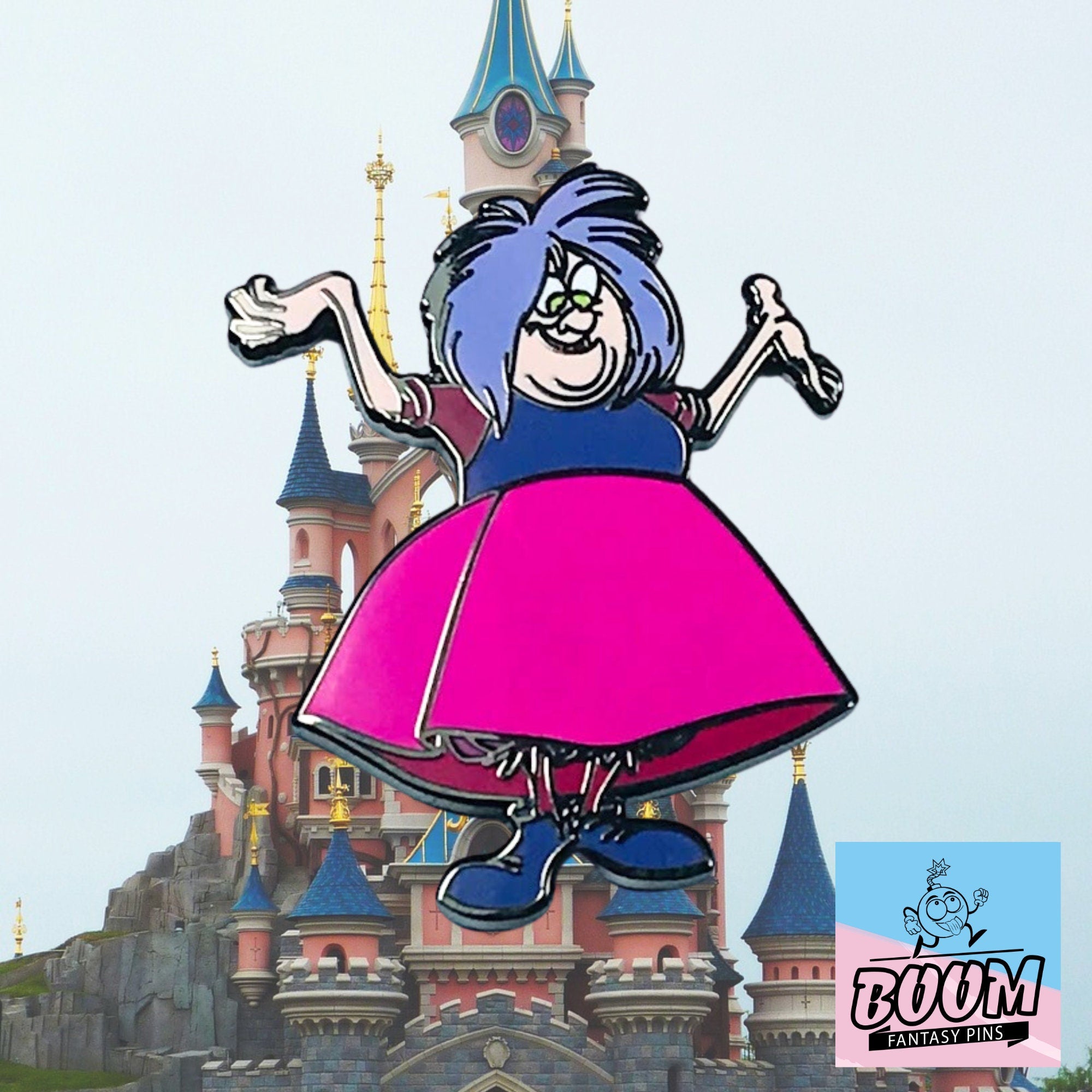 Épingle – Madame Mim du film Merlin l'Enchanteur – Disney Fantasy