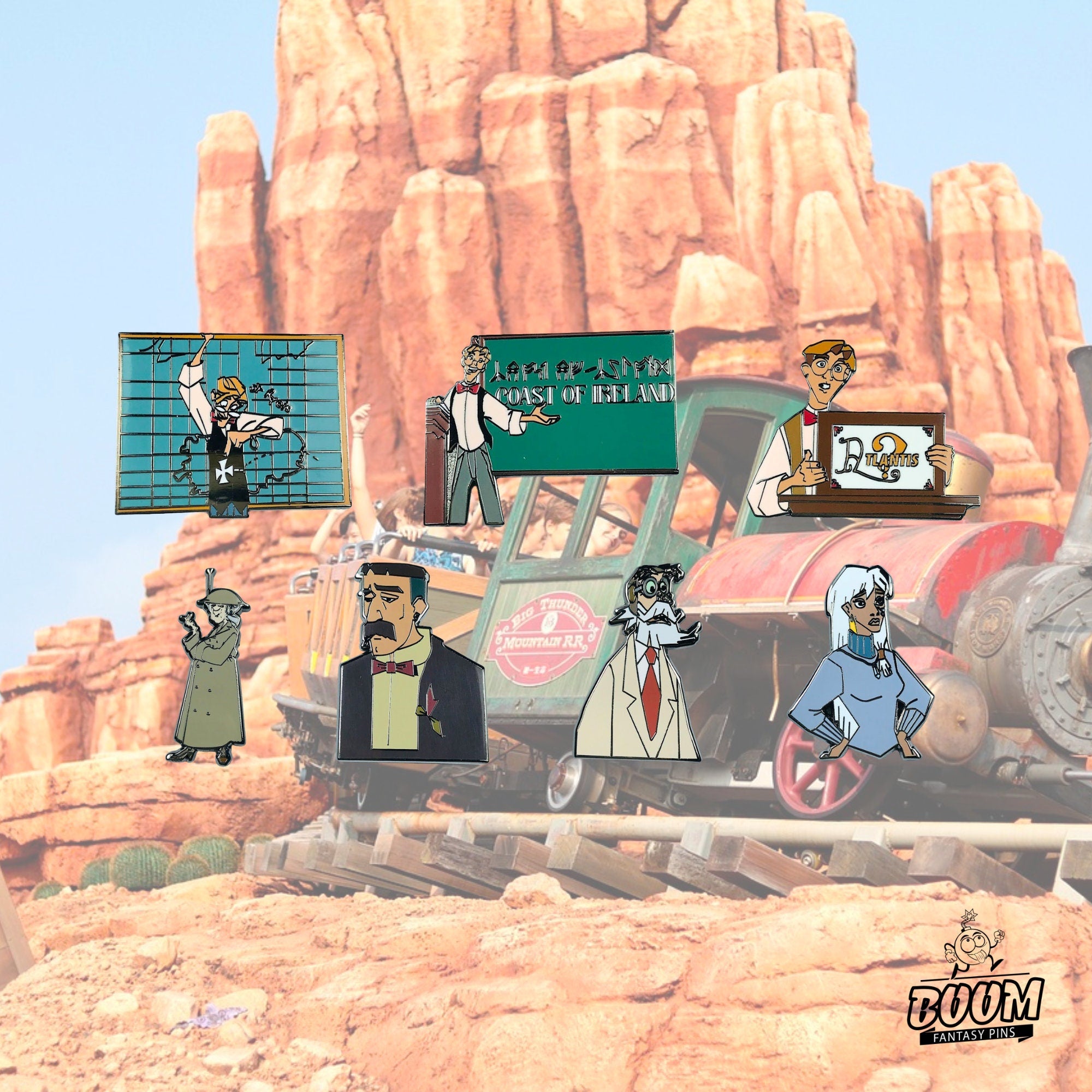 Pin's – Kida d'Atlantide : L'Empire perdu – Disney Fantasy