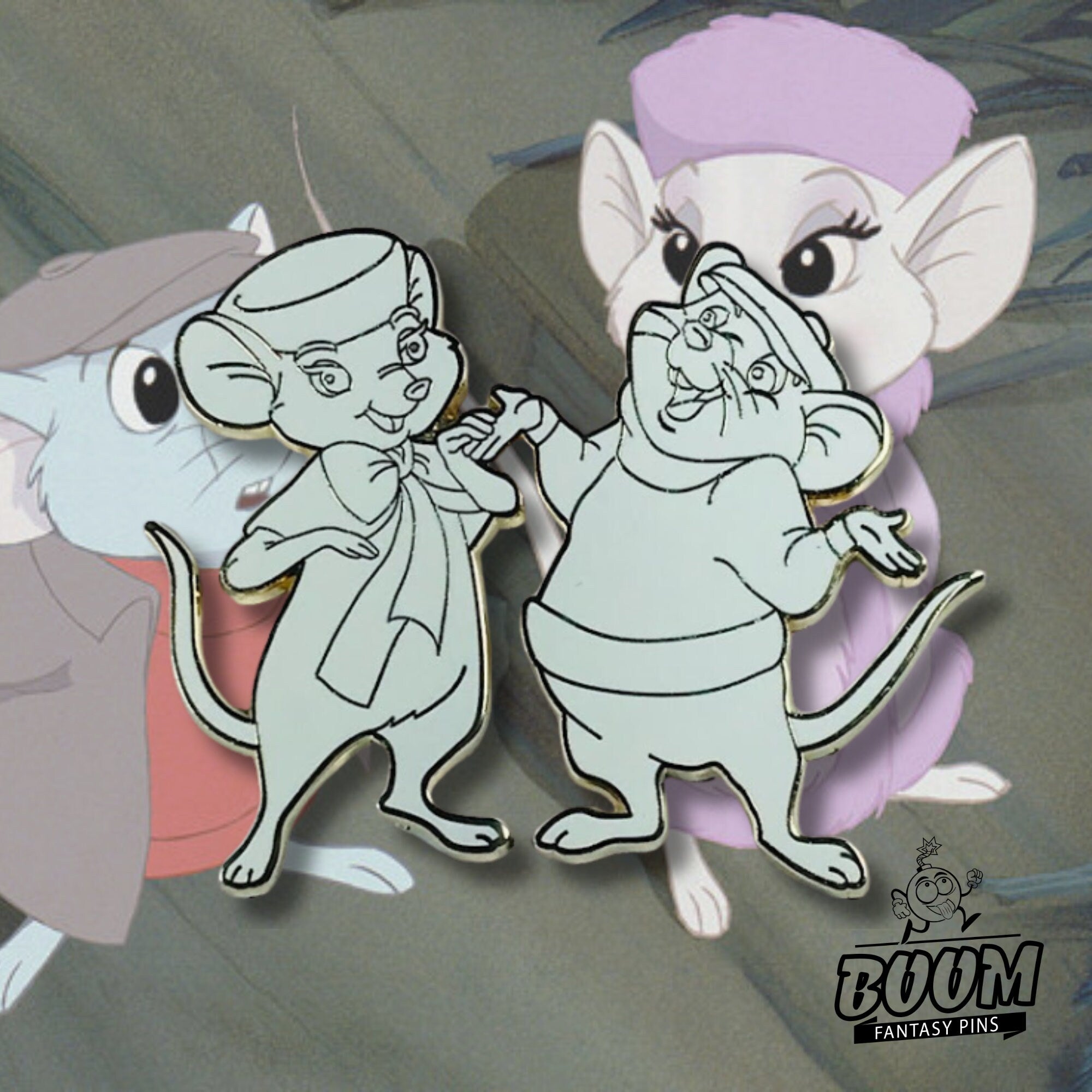 Pin's – Bernard et Bianca du film Les Aventures de Bernard et Bianca – Disney Fantasy