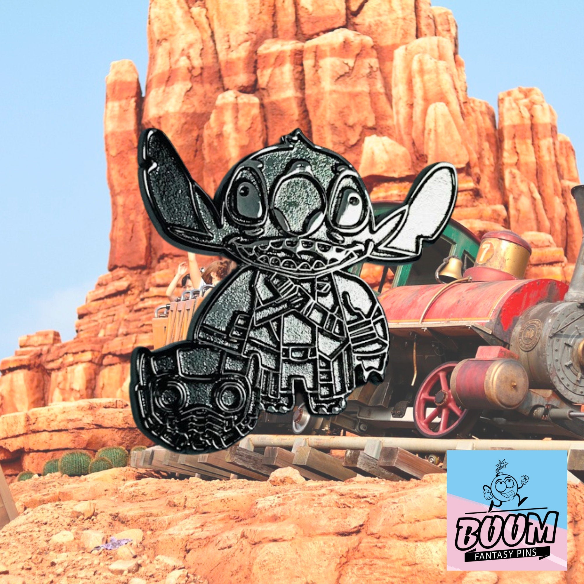 Prueba de alfileres: Stitch como Star-Lord de Lilo &amp; Stitch - Disney Fantasy