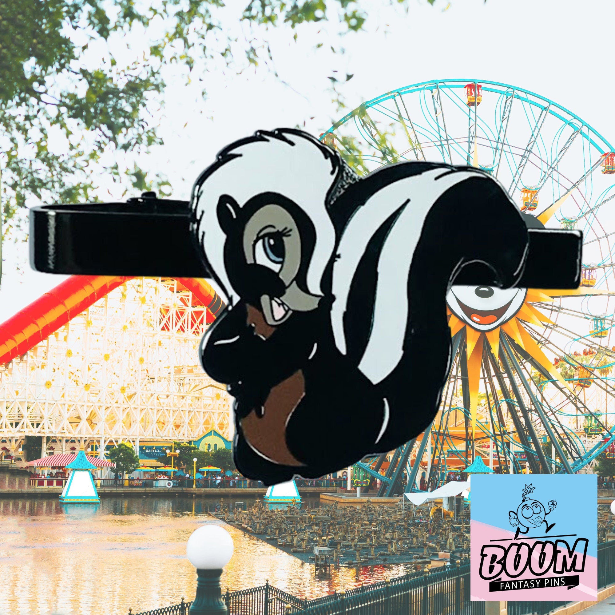 Pinza de corbata – Flor de Bambi – Disney Fantasy