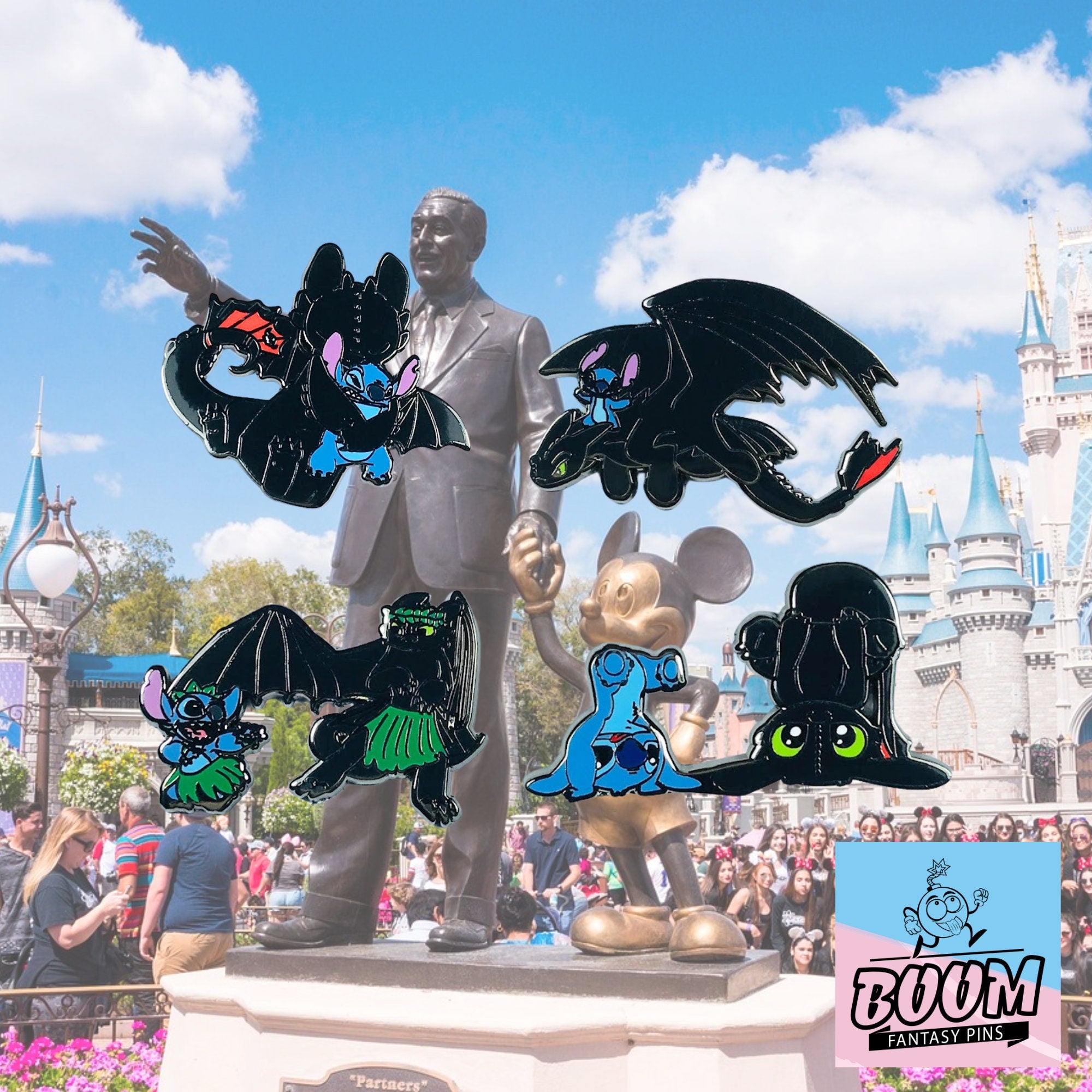 Pin – Experimento de Stitch 626 y Desdentao de Lilo y Stitch – Fantasía Disney