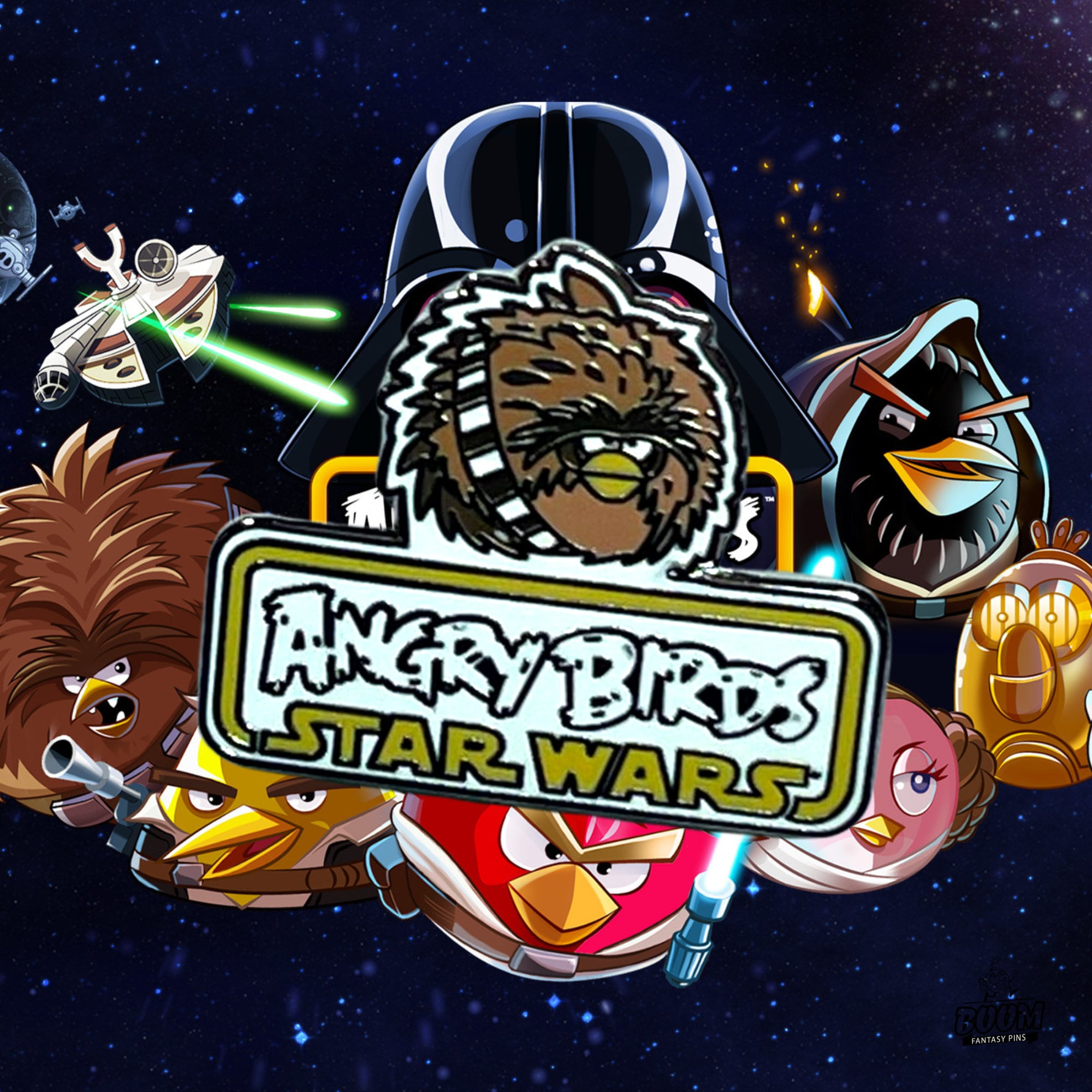 Pin's – Rouge d'Angry Birds Star Wars – Disney Fantasy