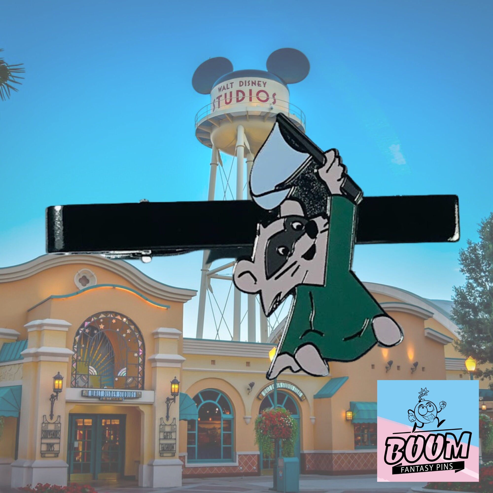 Pinza de corbata – Mapache de bandera azul de Robin Hood – Disney Fantasy