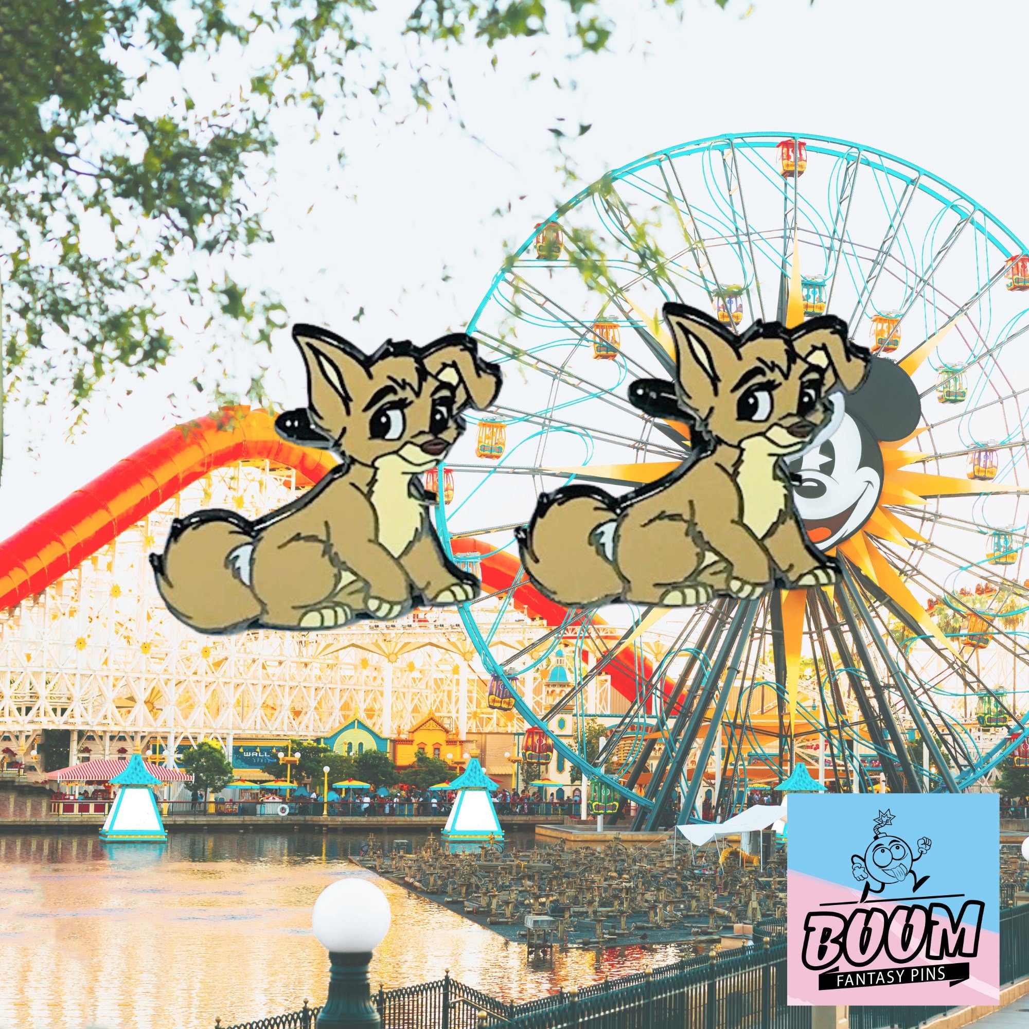 Boutons de manchette – Ange de La Belle et le Clochard – Disney Fantasy