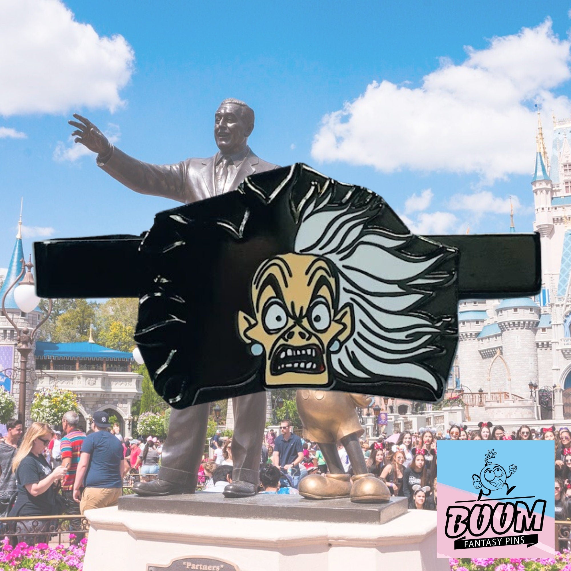 Pinza de corbata – Cruella De Vil de 101 Dálmatas – Disney Fantasy