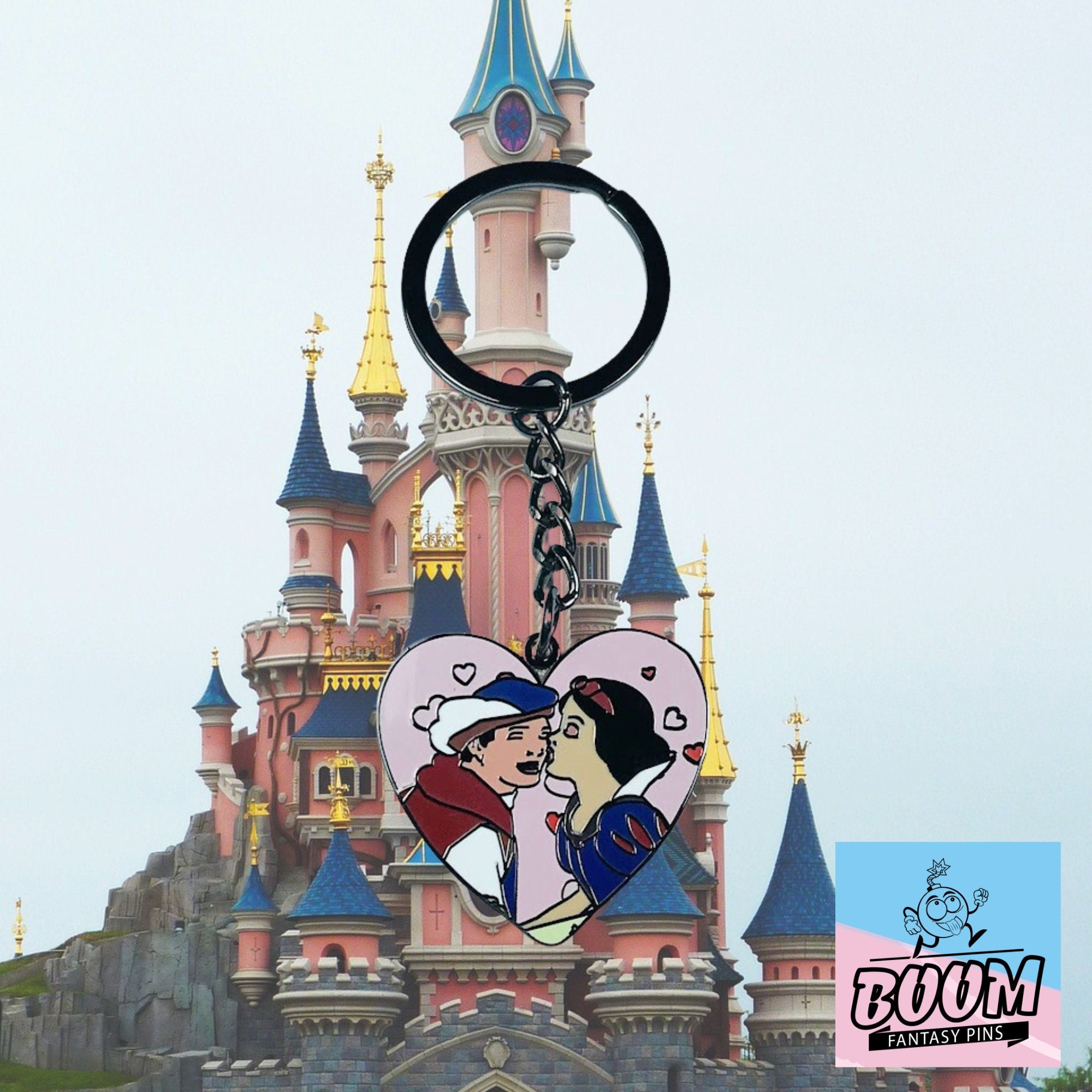 Llavero – Blancanieves y el Príncipe Azul de Blancanieves y los Siete Enanitos – Disney Fantasy