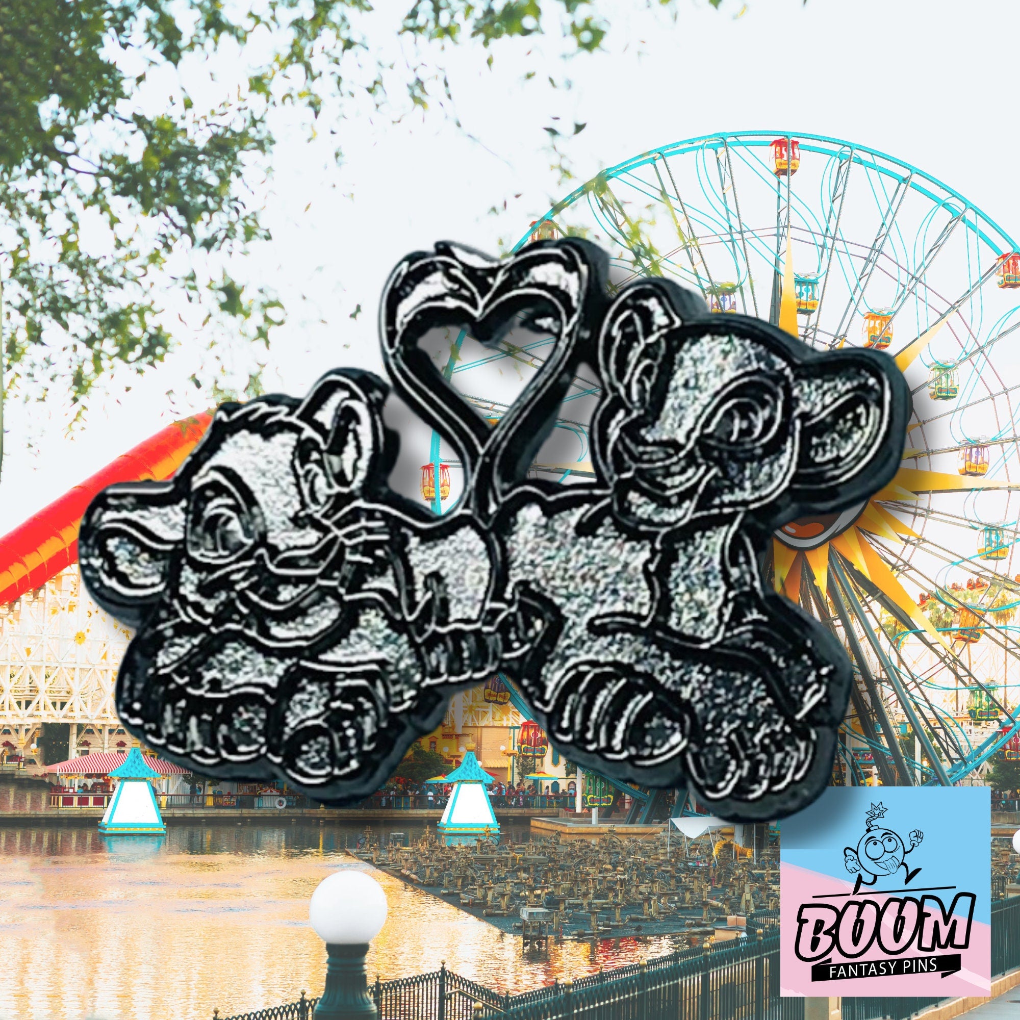 Pin's – Simba et Nala du Roi Lion – Disney Fantasy