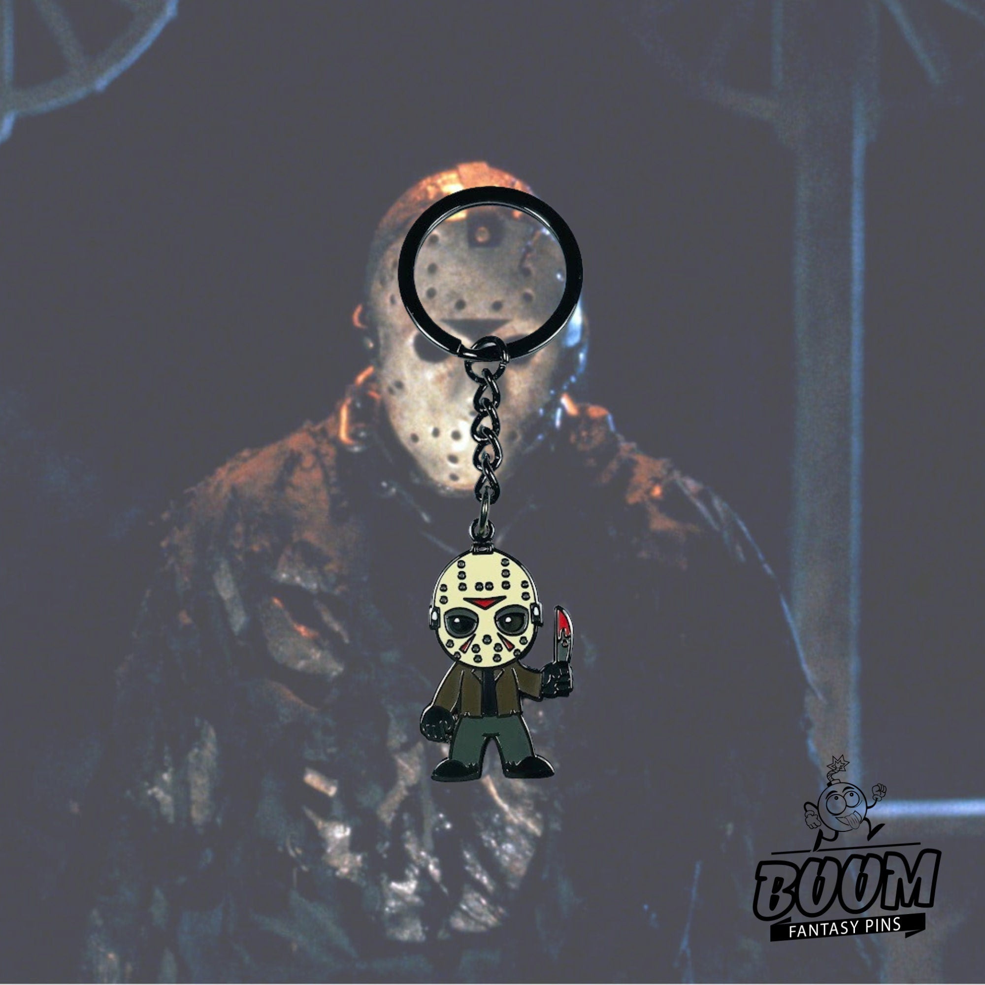Porte-clés – Jason Voorhees de Vendredi 13 – Franchise d'horreur