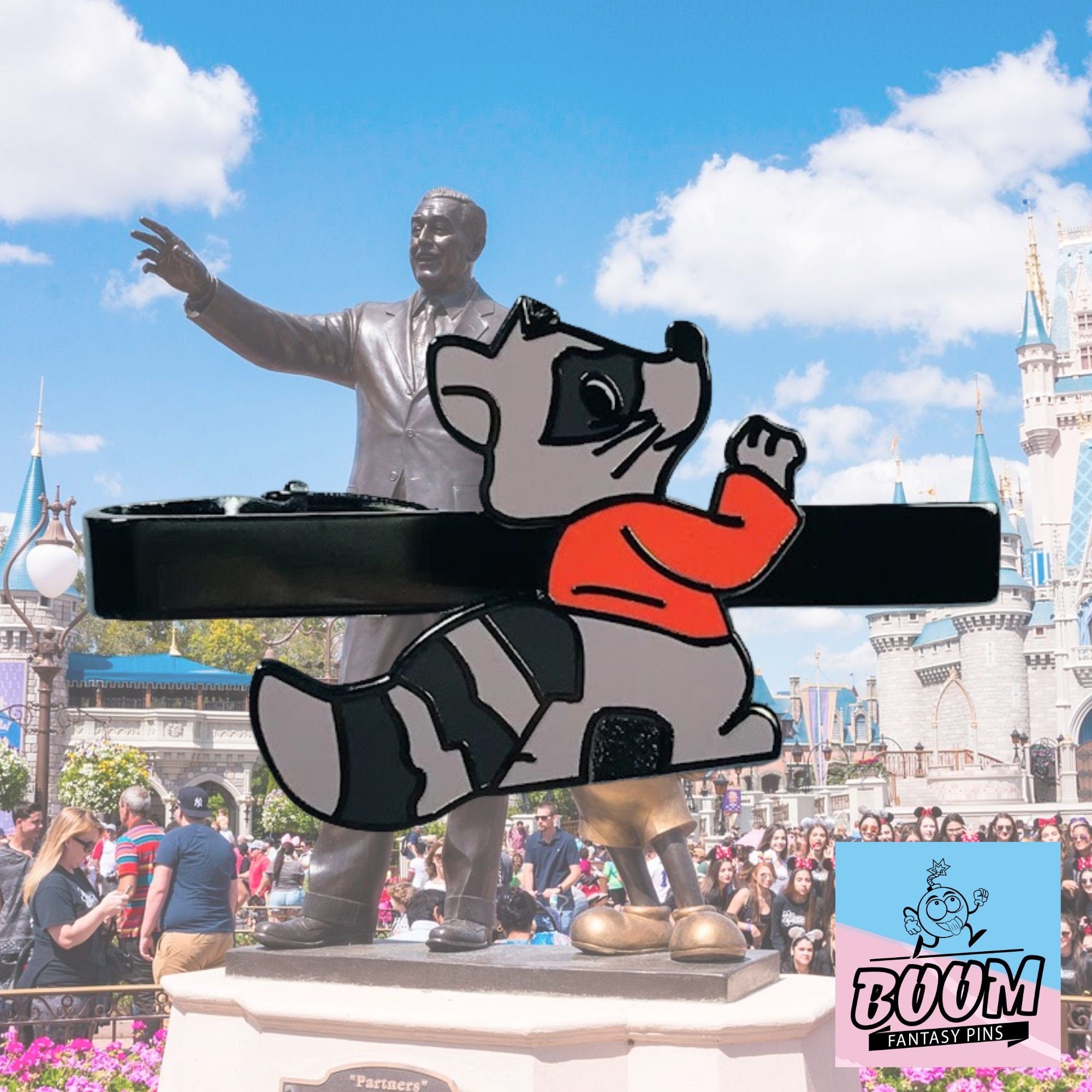 Pinza de corbata – Mapache de espalda de Robin Hood – Fantasía de Disney