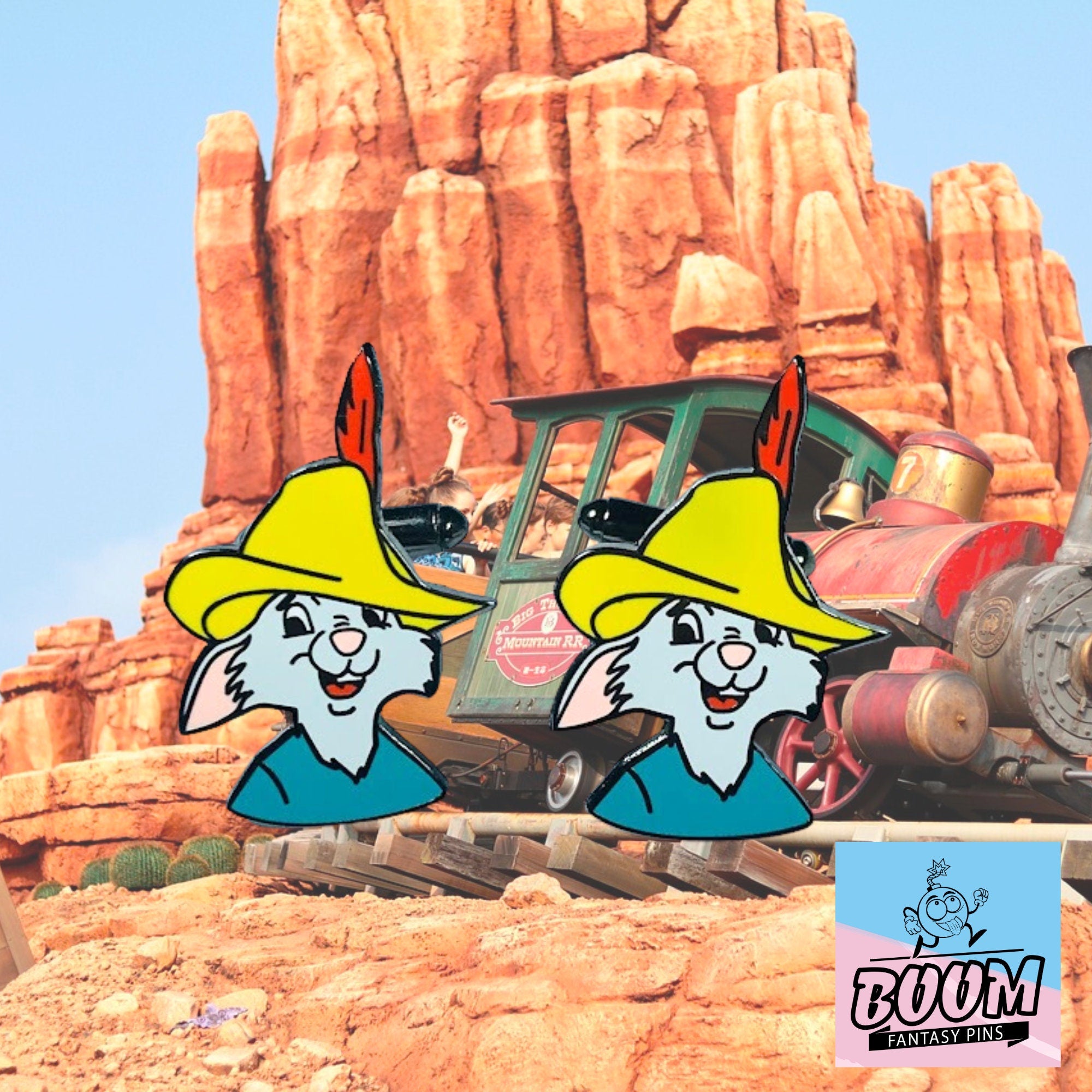 Cufflinks – Skippy Rabbit from Robin Hood – Disney Fantasy