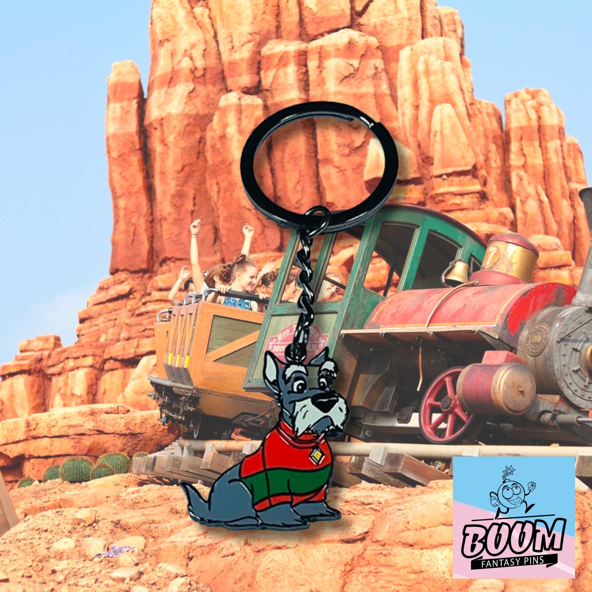 Porte-clés – Jock de La Belle et le Clochard – Disney Fantasy