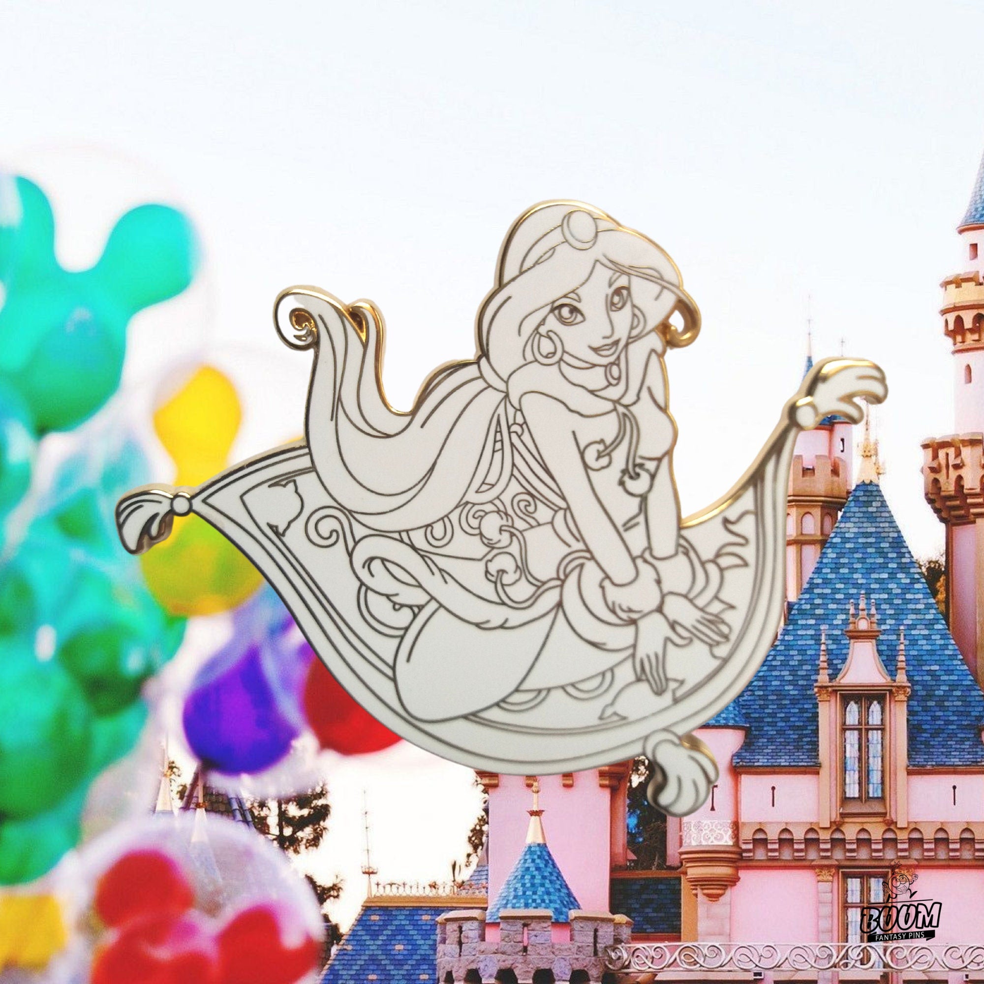 Pin's – Princesse Jasmine d'Aladdin – Disney Fantasy