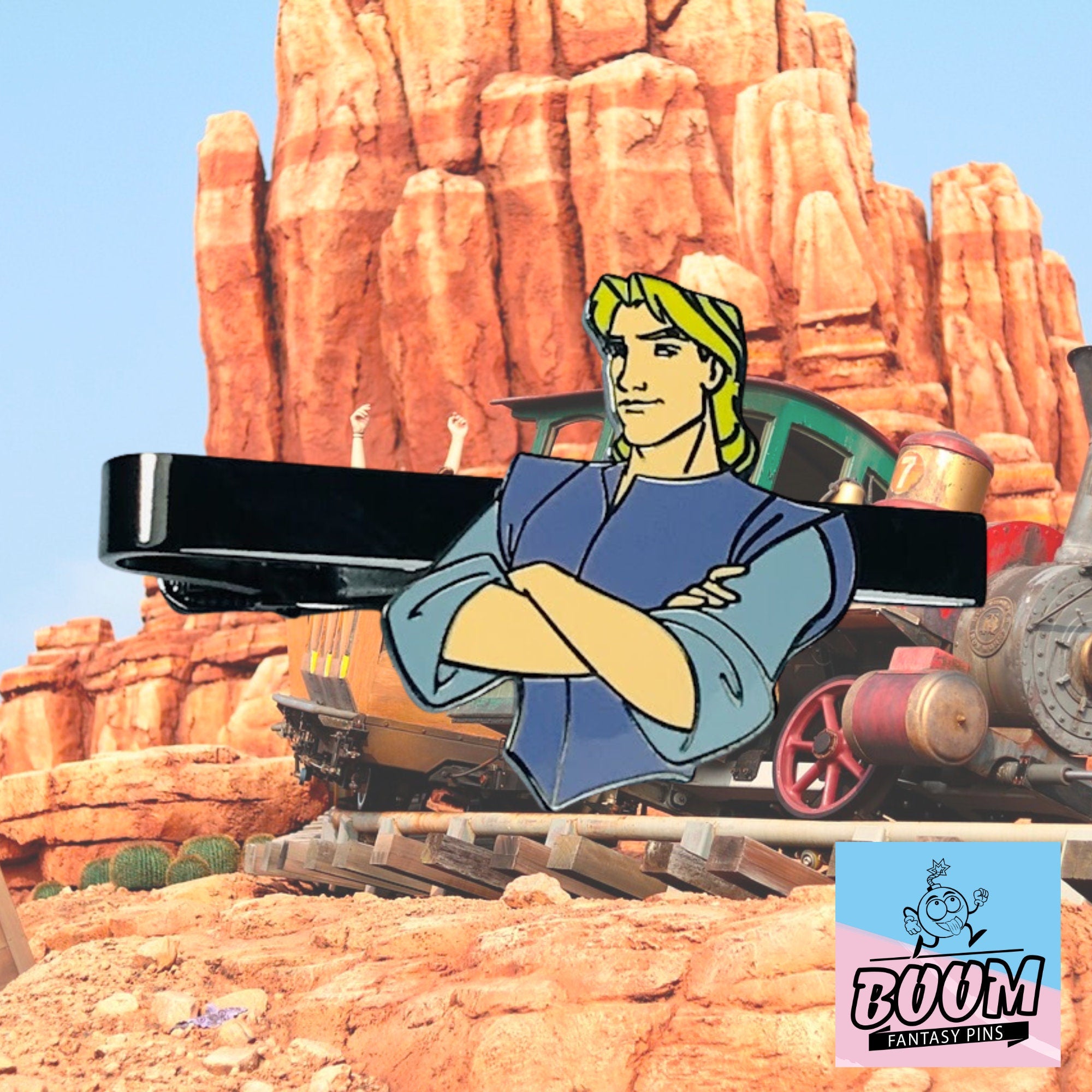 Pinza de corbata – Capitán John Smith de Pocahontas – Disney Fantasy