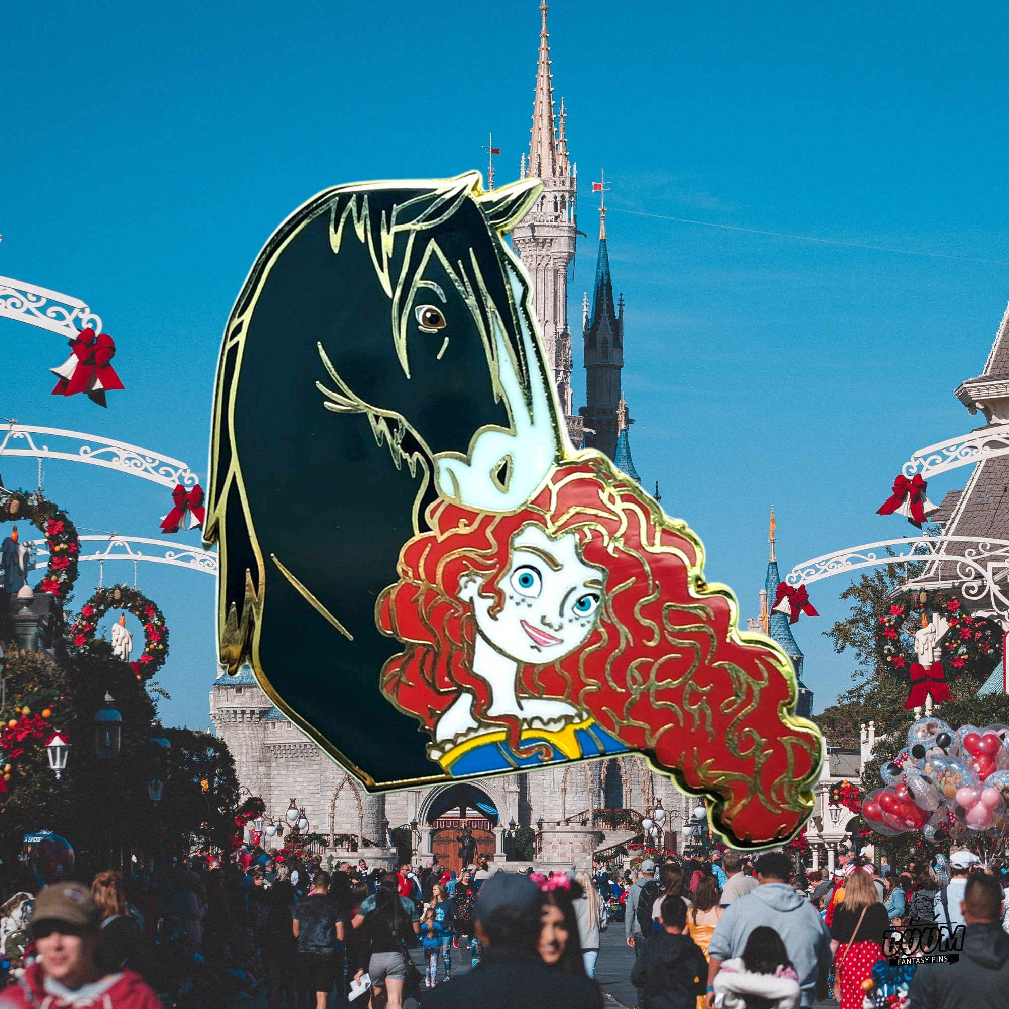 Pin – Princesa Mérida de Valiente – Disney Fantasy