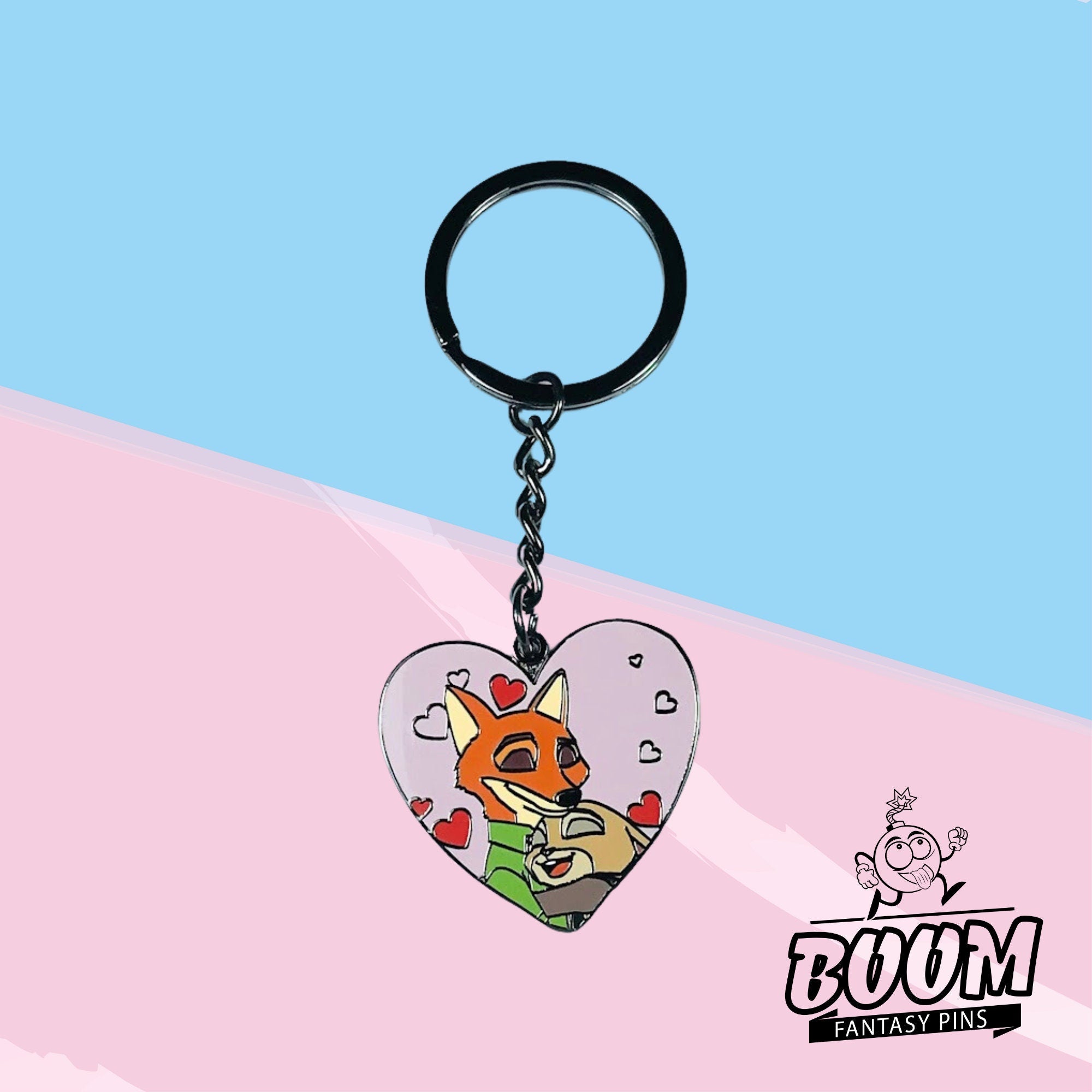 Llavero – Judy Hopps y Nick Wilde de Zootopia – Disney Fantasy