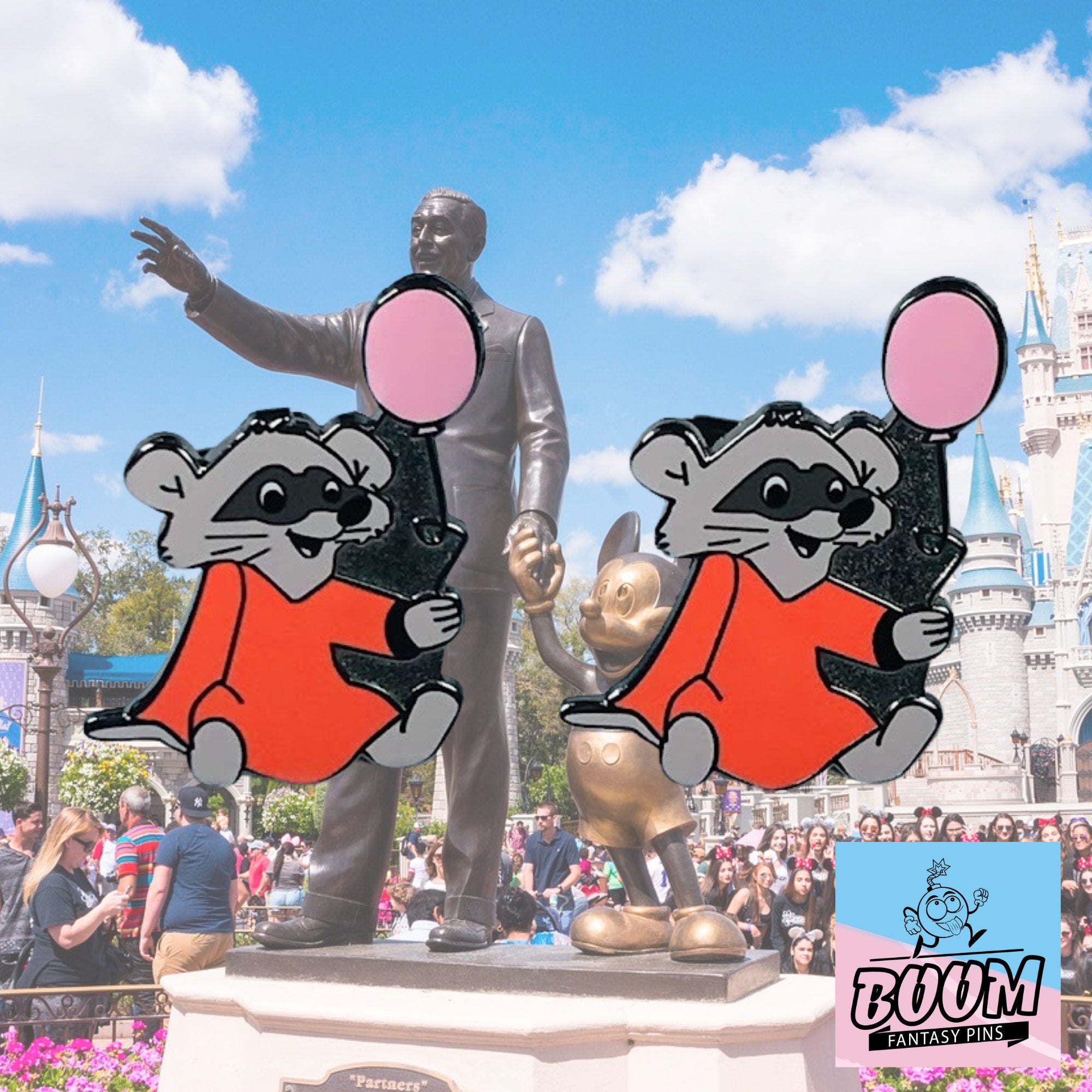 Cufflinks – Raccoon Robin Hood from Robin Hood – Disney Fantasy