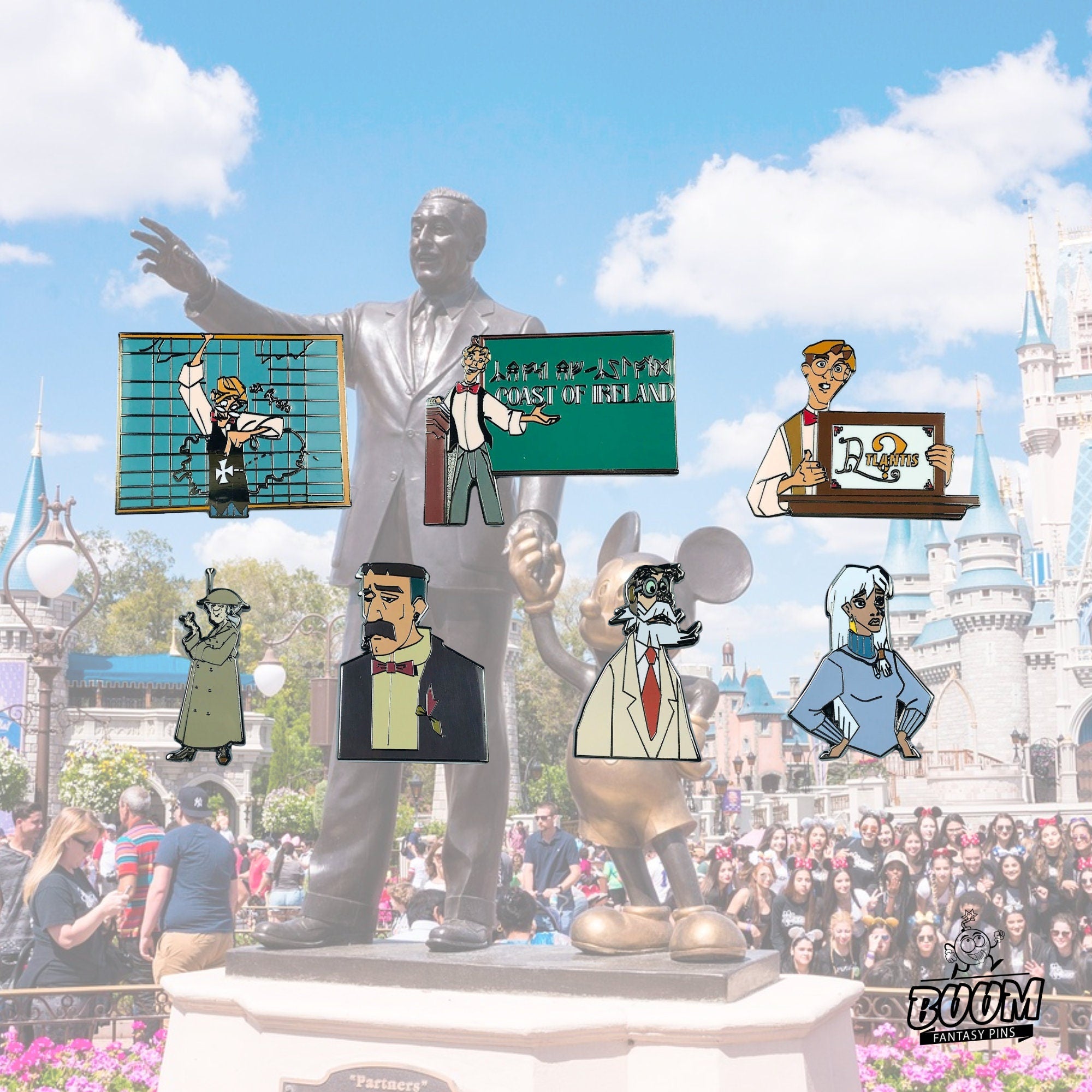 Pin's – Kida d'Atlantide : L'Empire perdu – Disney Fantasy