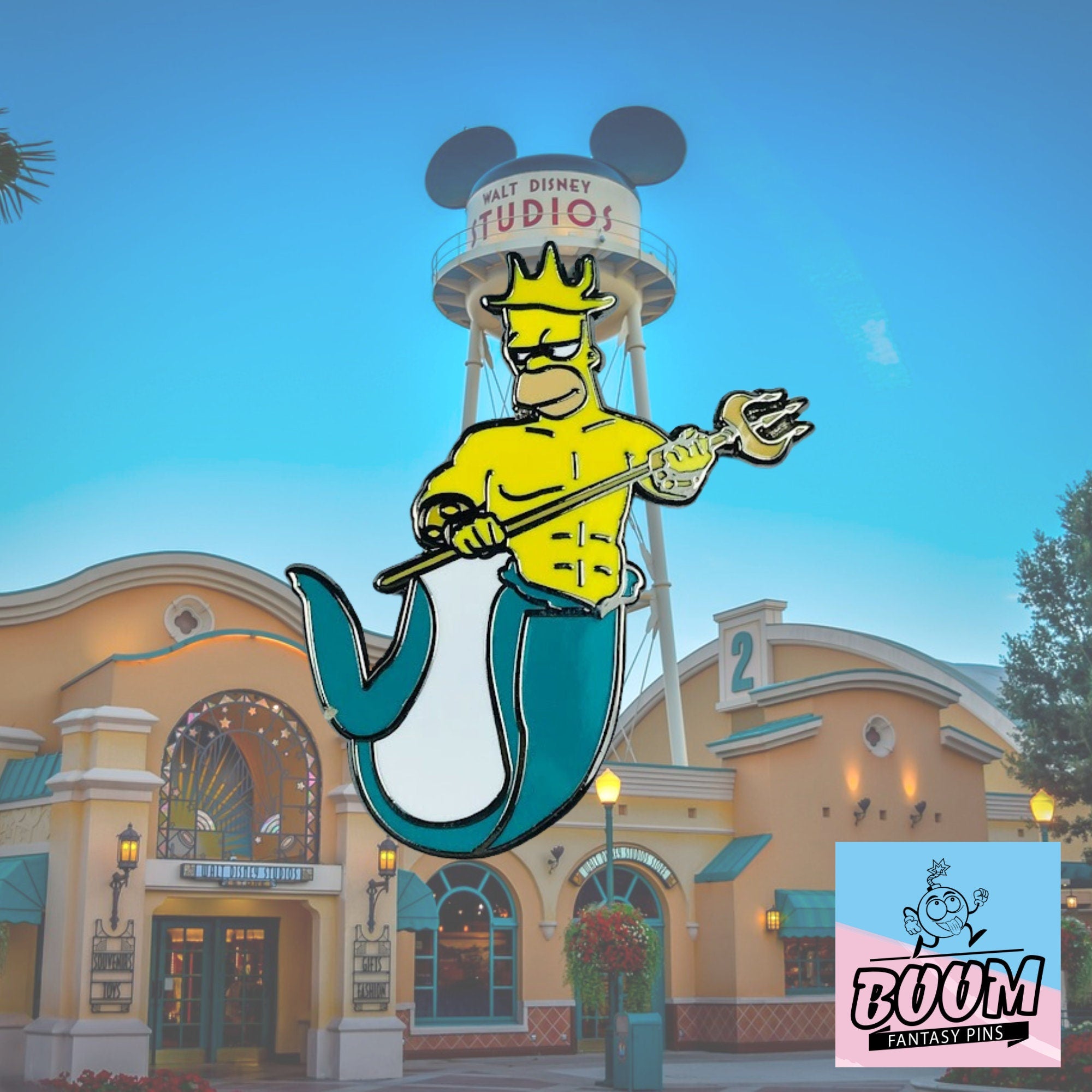 Pin's – Homer Simpson des Simpson – Disney Fantasy