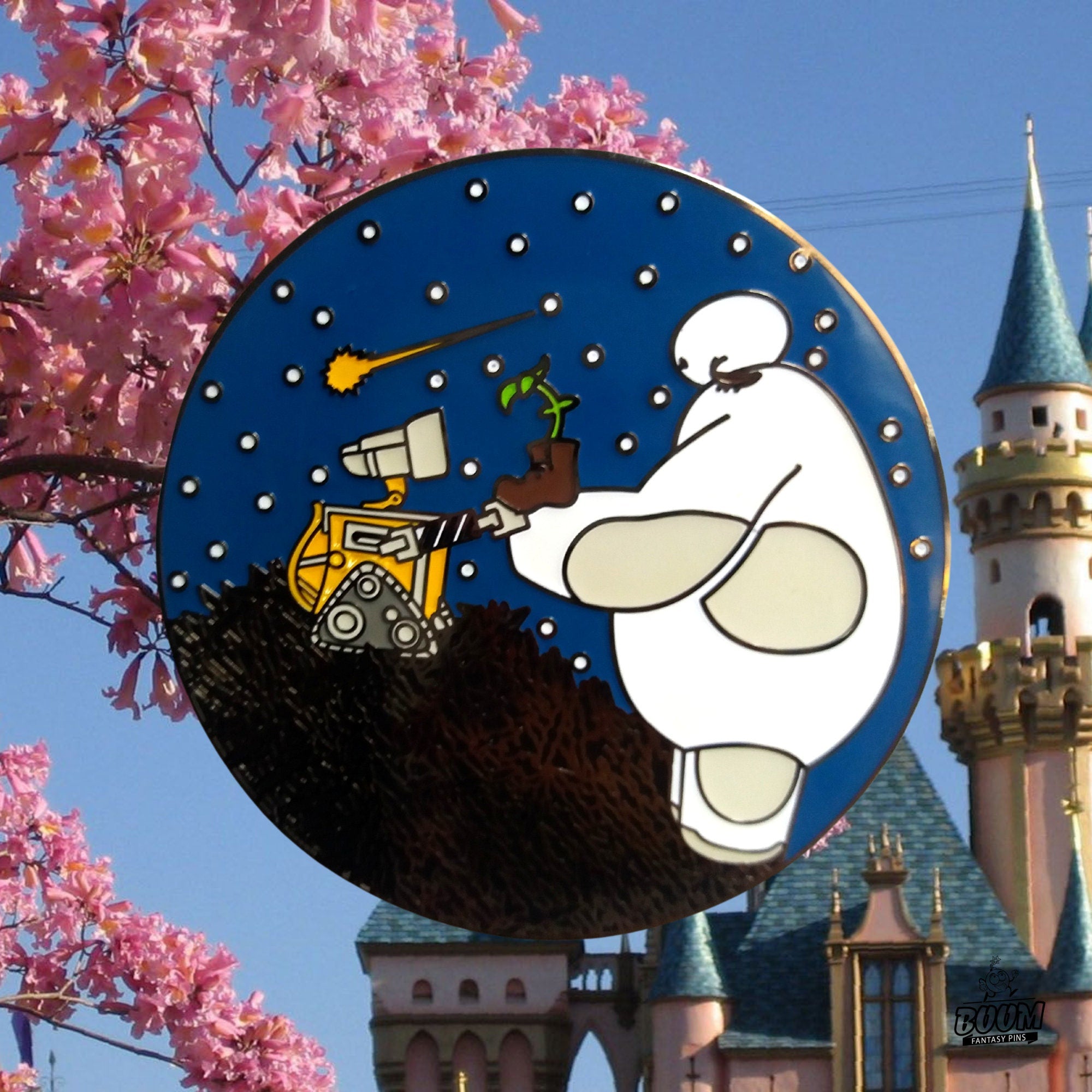 Pin's – Baymax de Big Hero 6 et Wall-E de Wall-E – Disney Fantasy