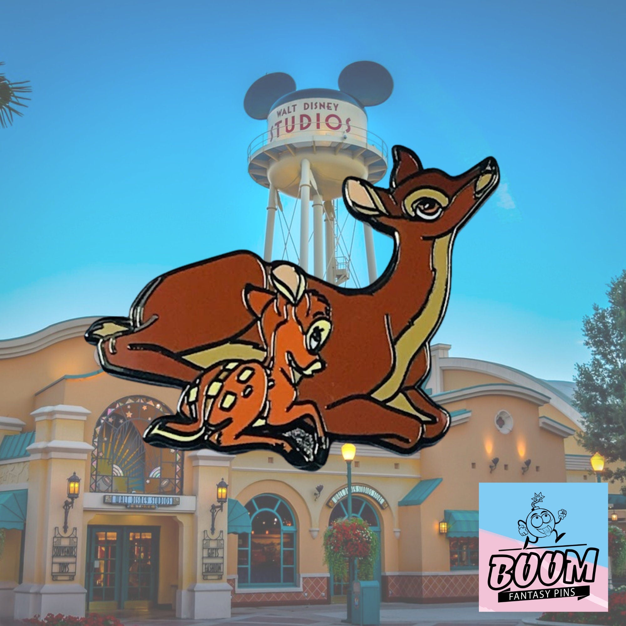 Épingle – La mère de Bambi et Bambi du film Bambi – Disney Fantasy