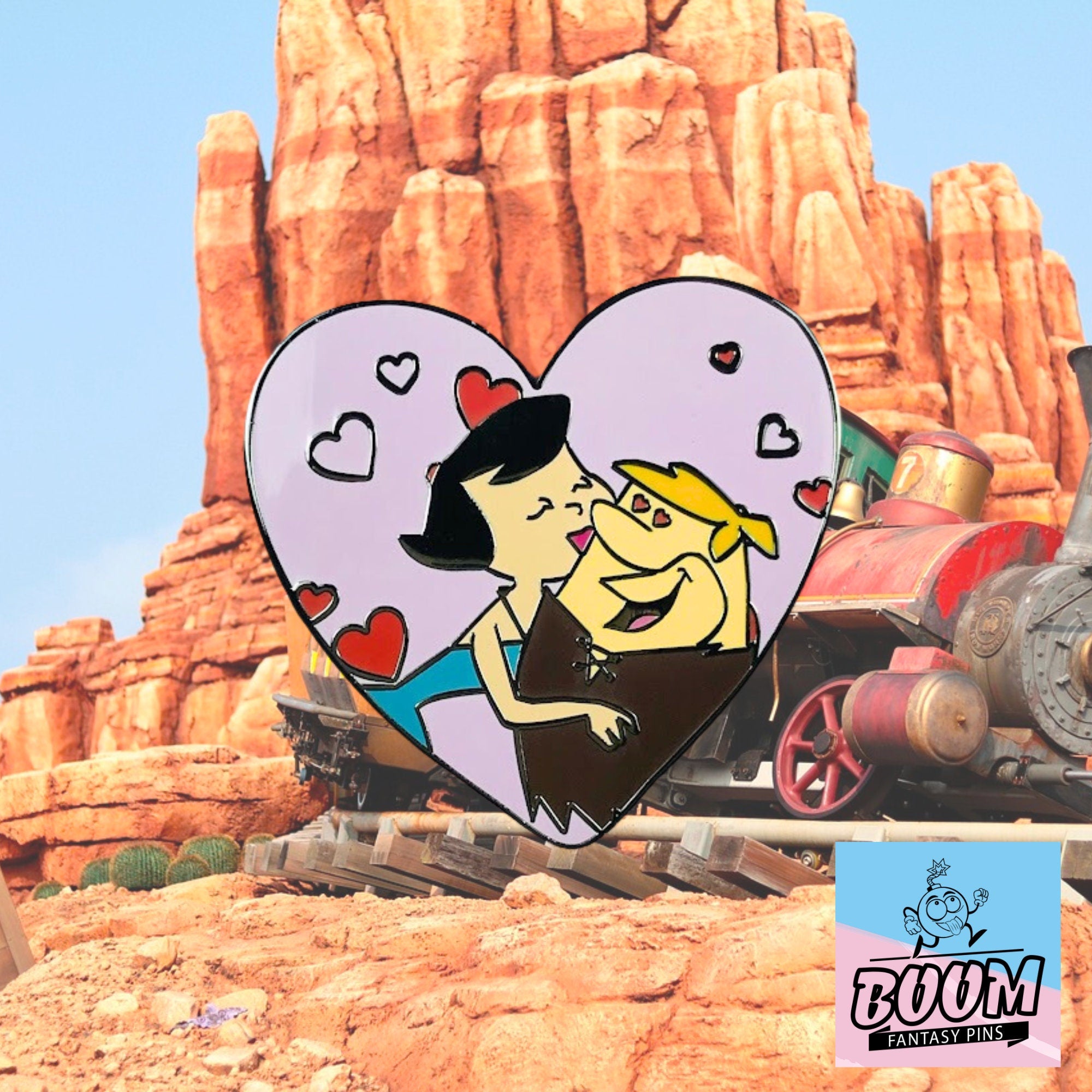 Pin's – Pablo et Betty des Pierrafeu – Disney Fantasy
