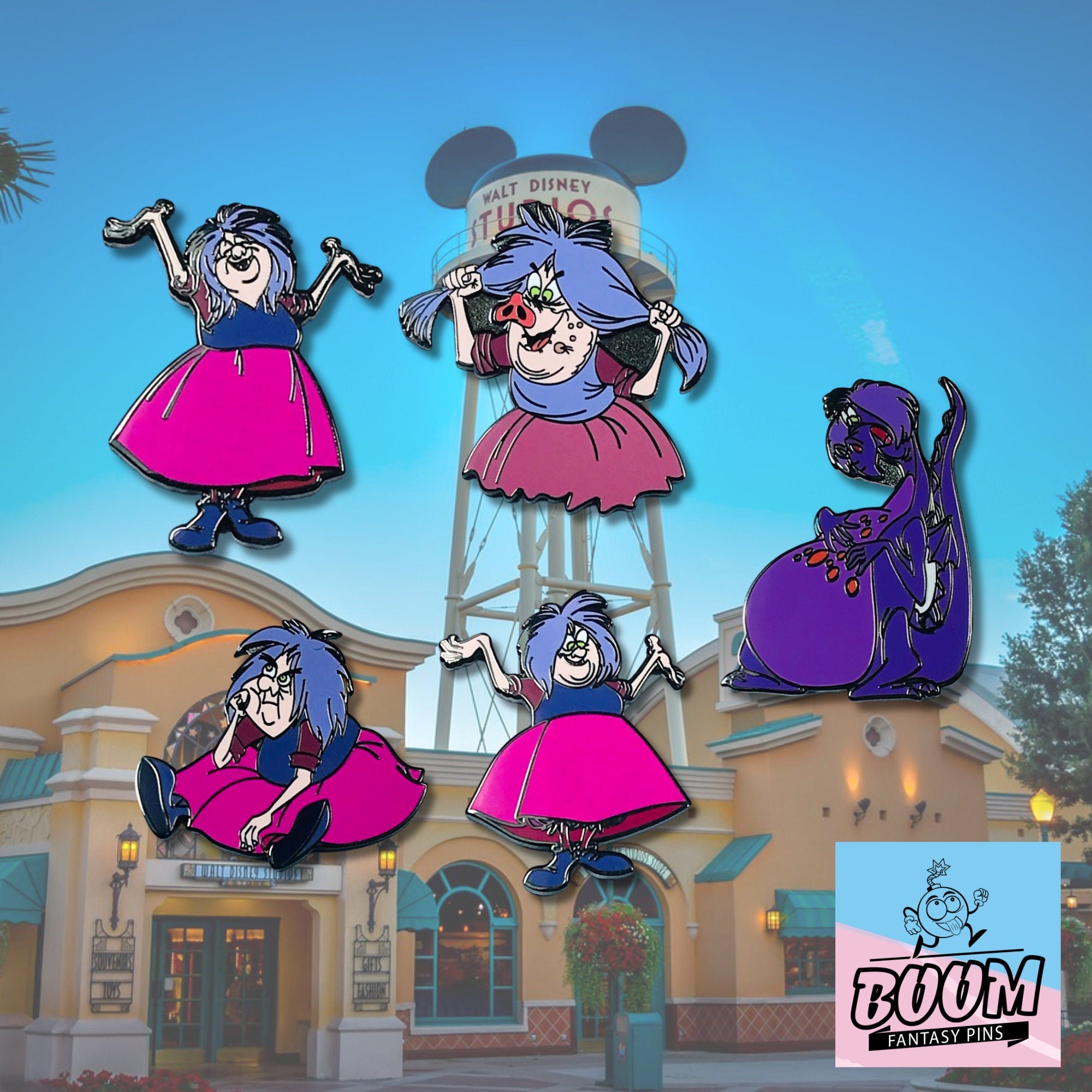 Pin's – Madame Mim du film Merlin l'Enchanteur – Disney Fantasy