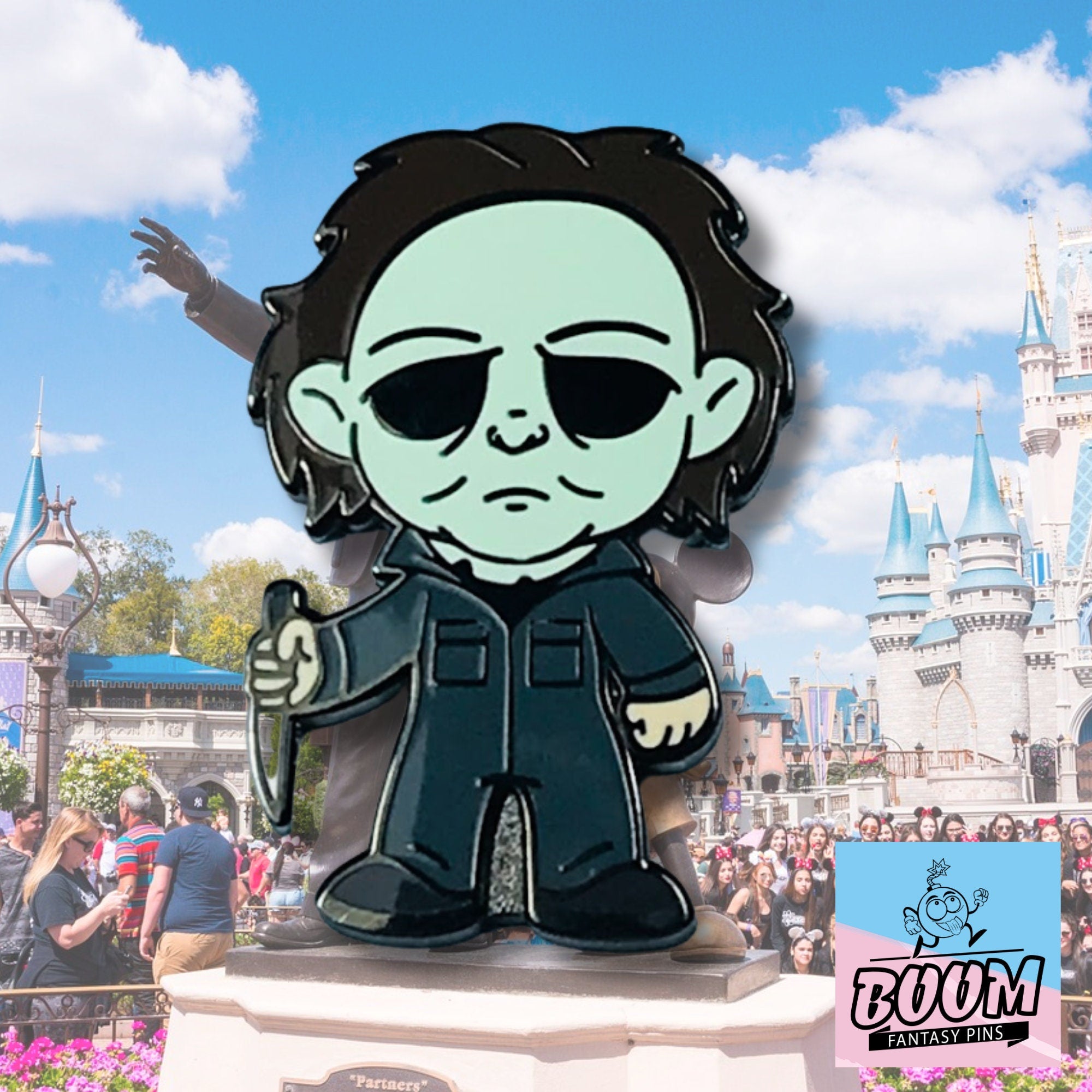 Pin de Michael Myers de Halloween – Franquicia de terror