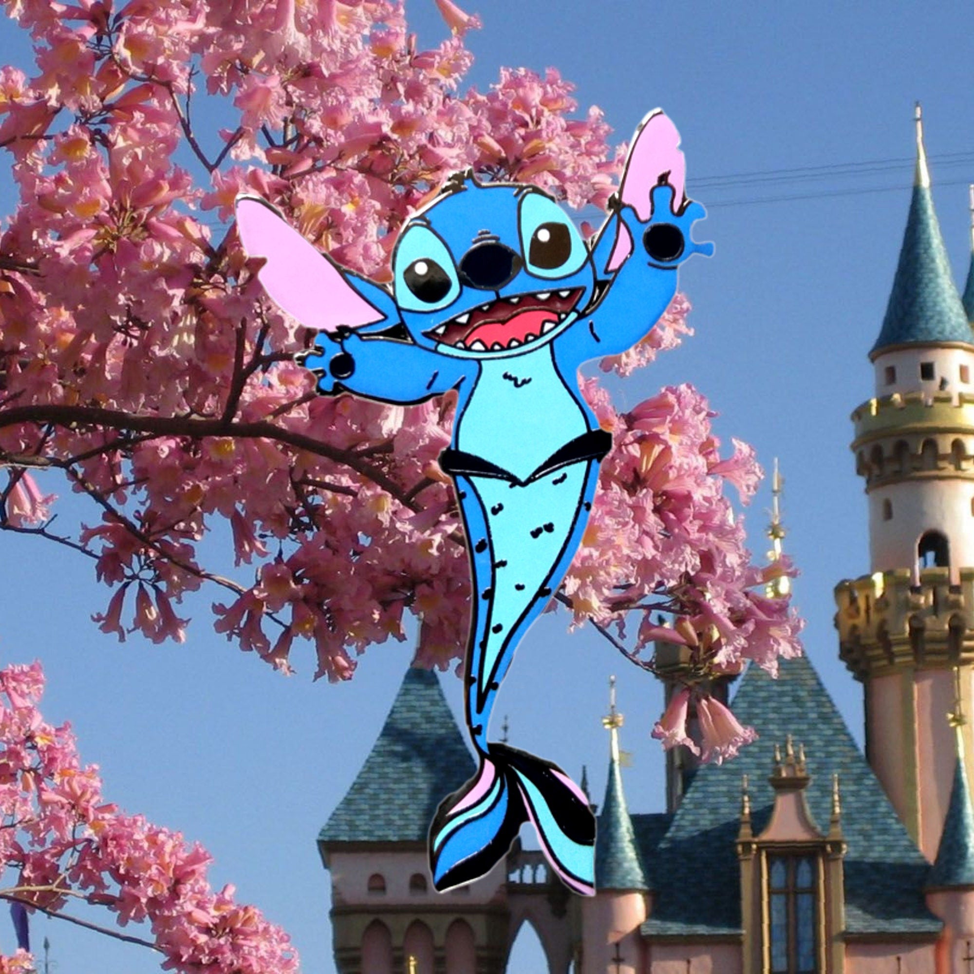 Pin – Stitch como Sirena de Lilo &amp; Stitch – Disney Fantasy