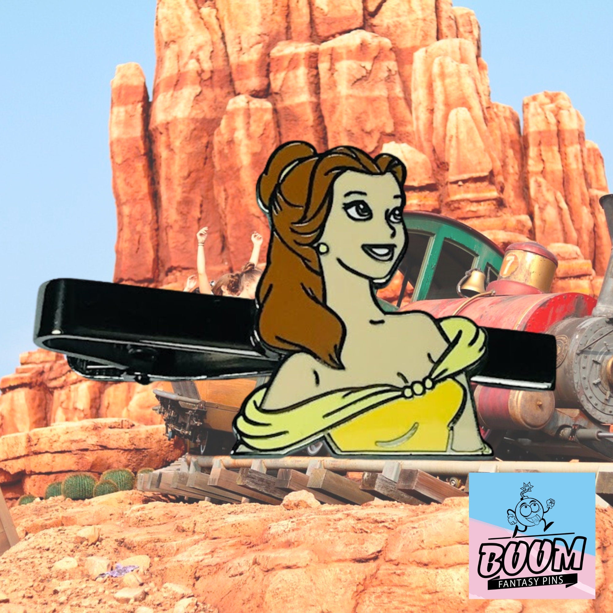 Pinza de corbata – Bella de La Bella y la Bestia – Disney Fantasy