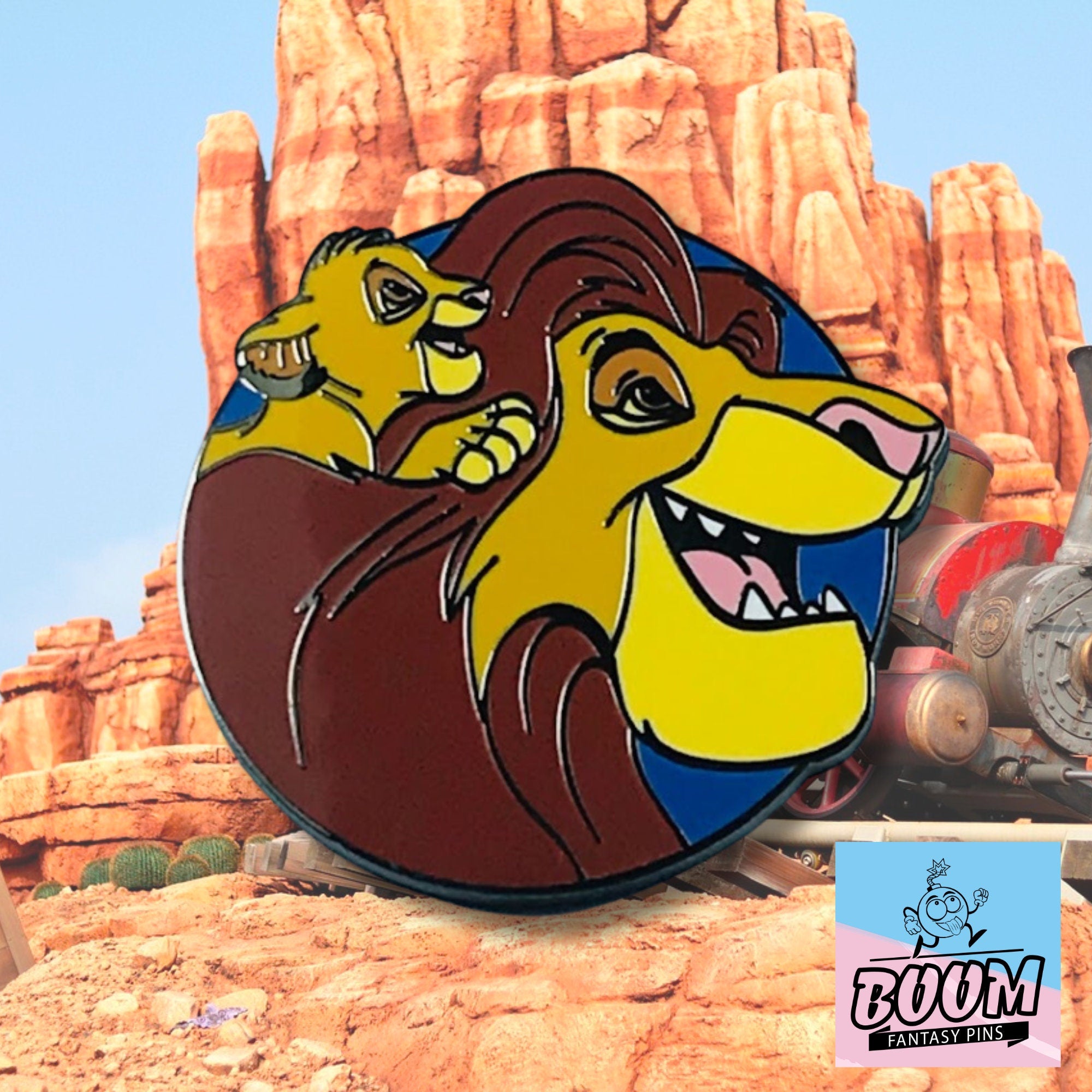 Pin – Mufasa y Simba de El Rey León – Disney Fantasy