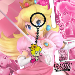 Keychain – Princess Peach from Super Mario Bros – Disney Fantasy