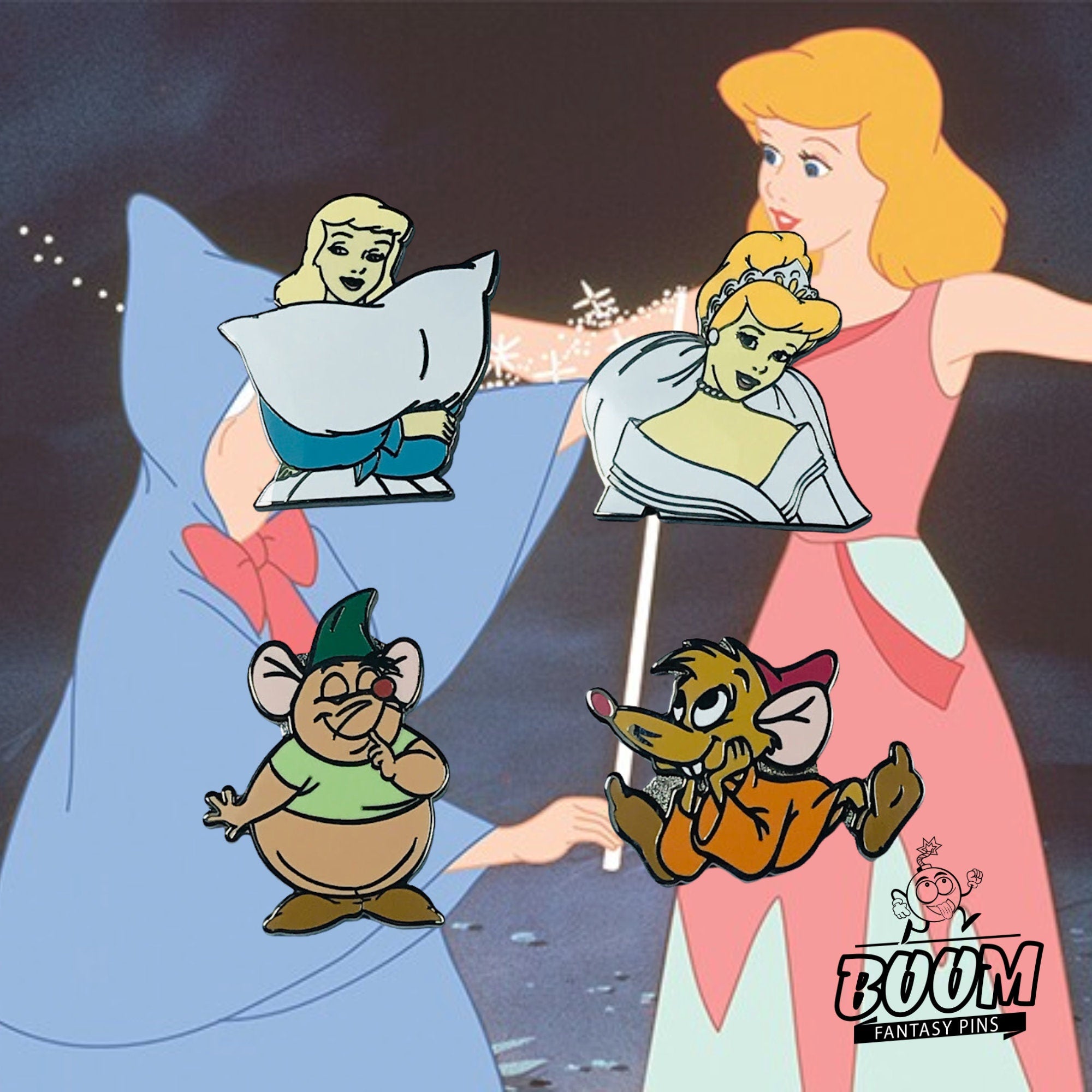 Pin – Jaq y Gus de Cenicienta – Disney Fantasy