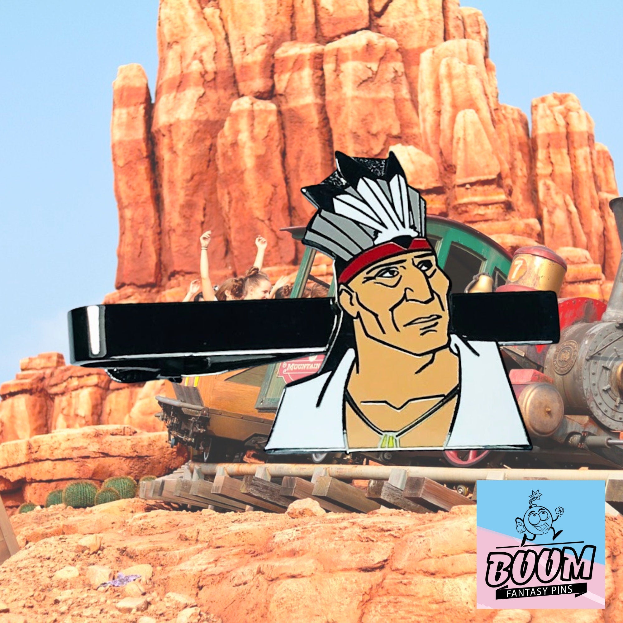 Pince à cravate – Chef Powhatan de Pocahontas – Disney Fantasy