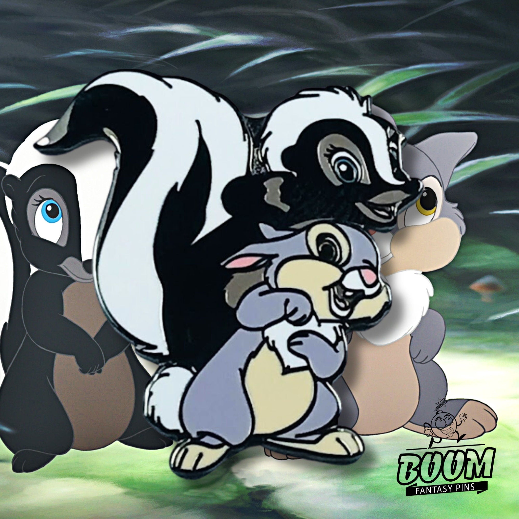 Pin's – Fleur et Panpan de Bambi – Disney Fantasy