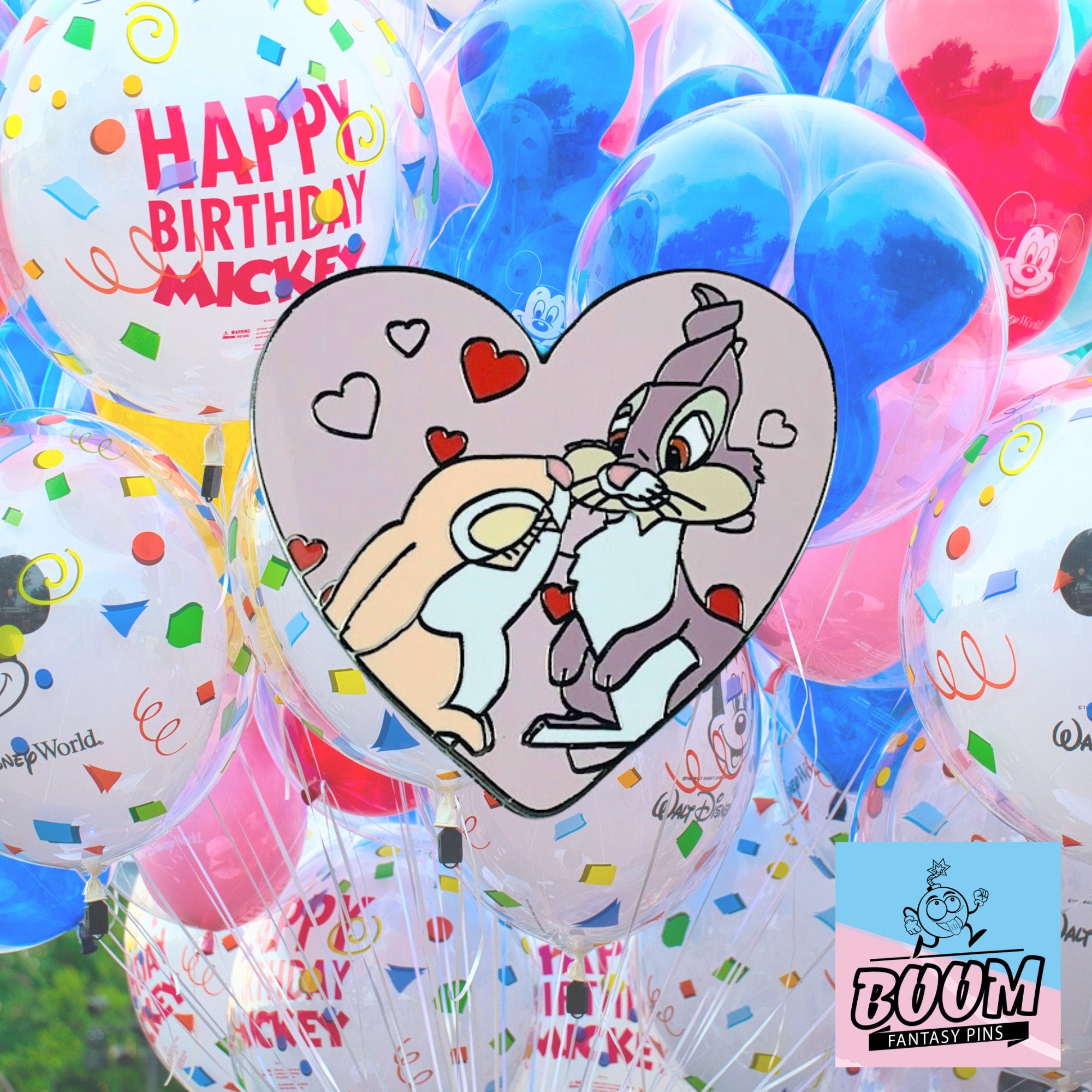 Pin's – Panpan et Miss Bunny de Bambi – Disney Fantasy