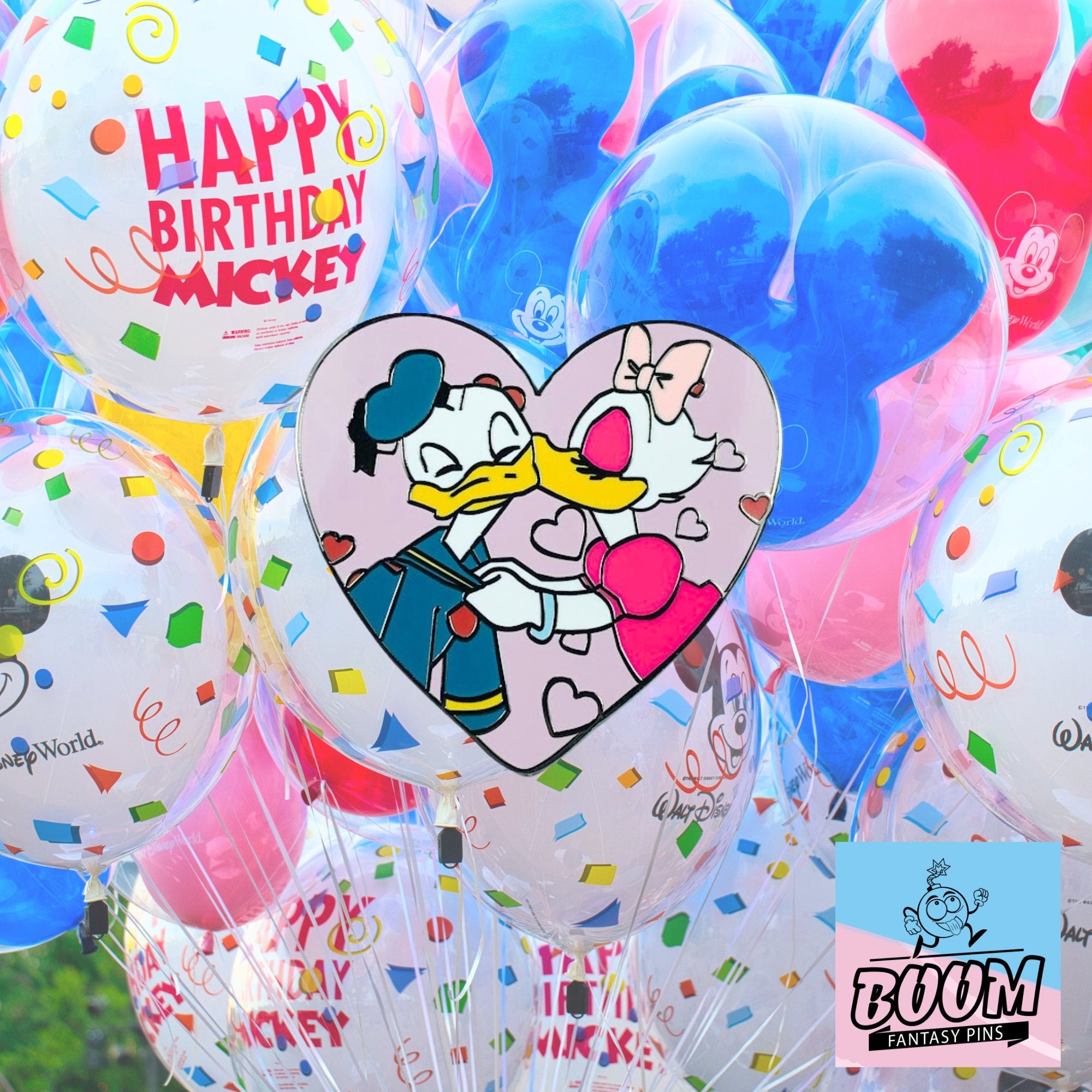 Pin – Pato Donald y Pato Daisy de El Sr. Pato sale – Disney Fantasy