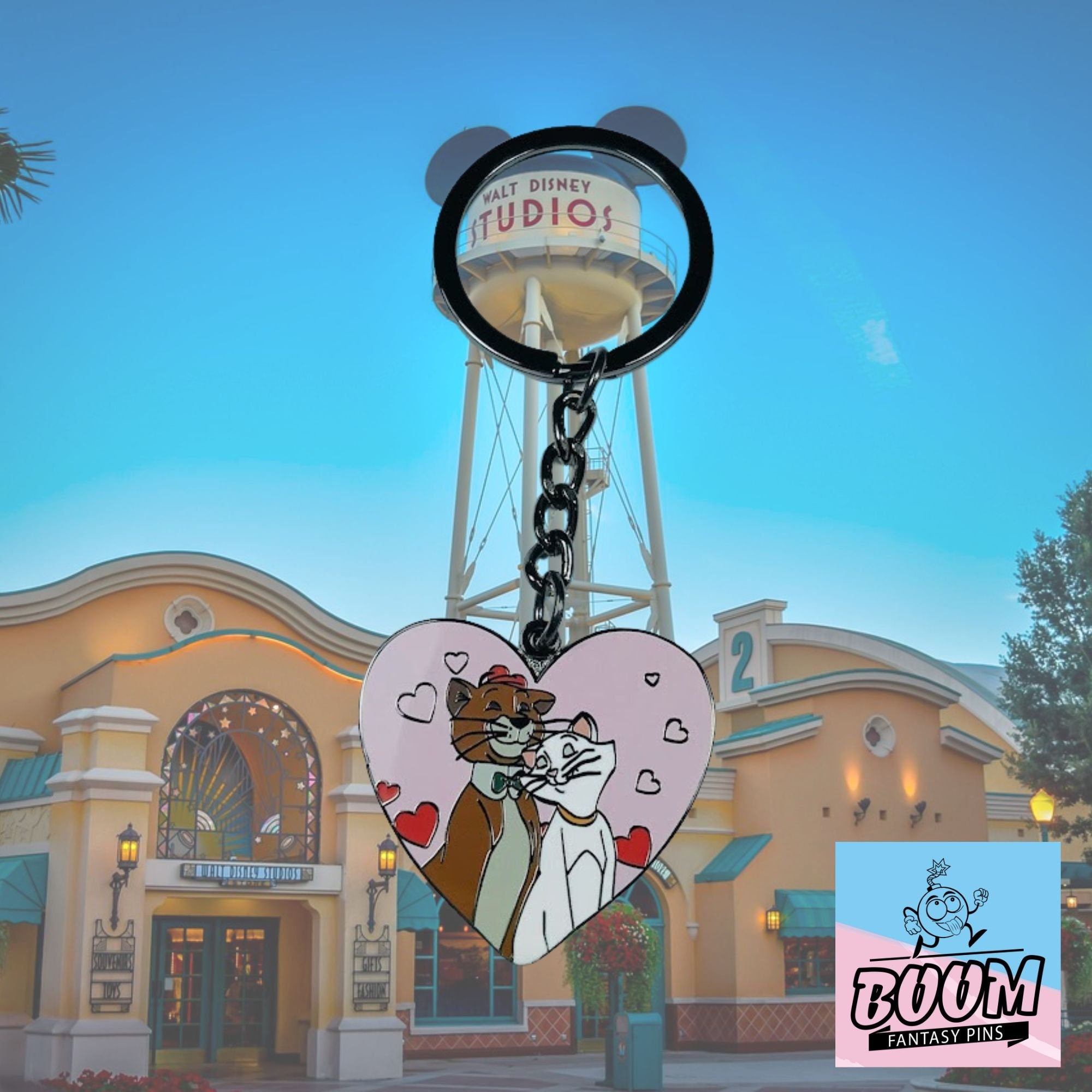 Llavero – Duquesa y Thomas O'Malley de Los Aristogatos – Disney Fantasy