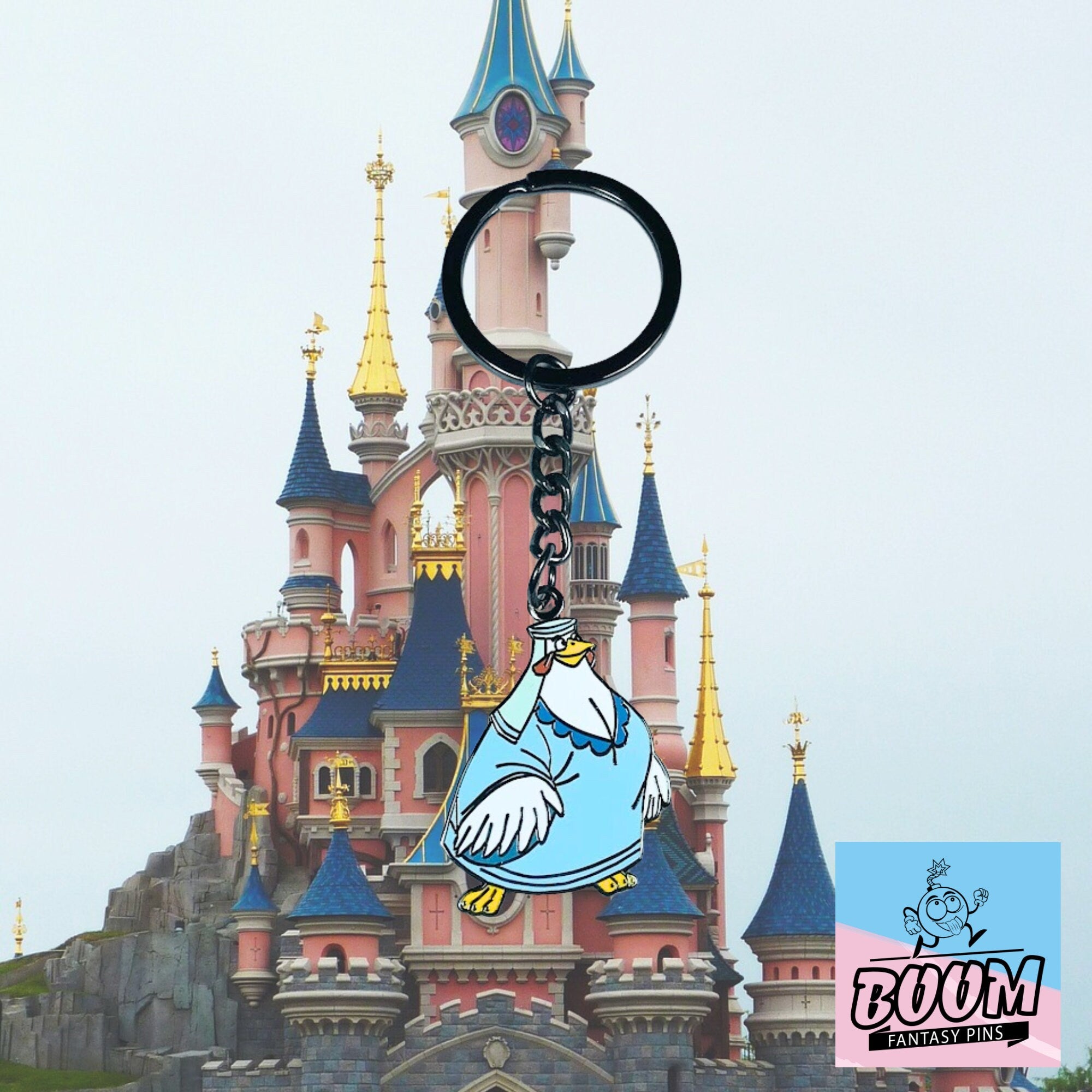 Llavero – Lady Kluck de Robin Hood – Disney Fantasy