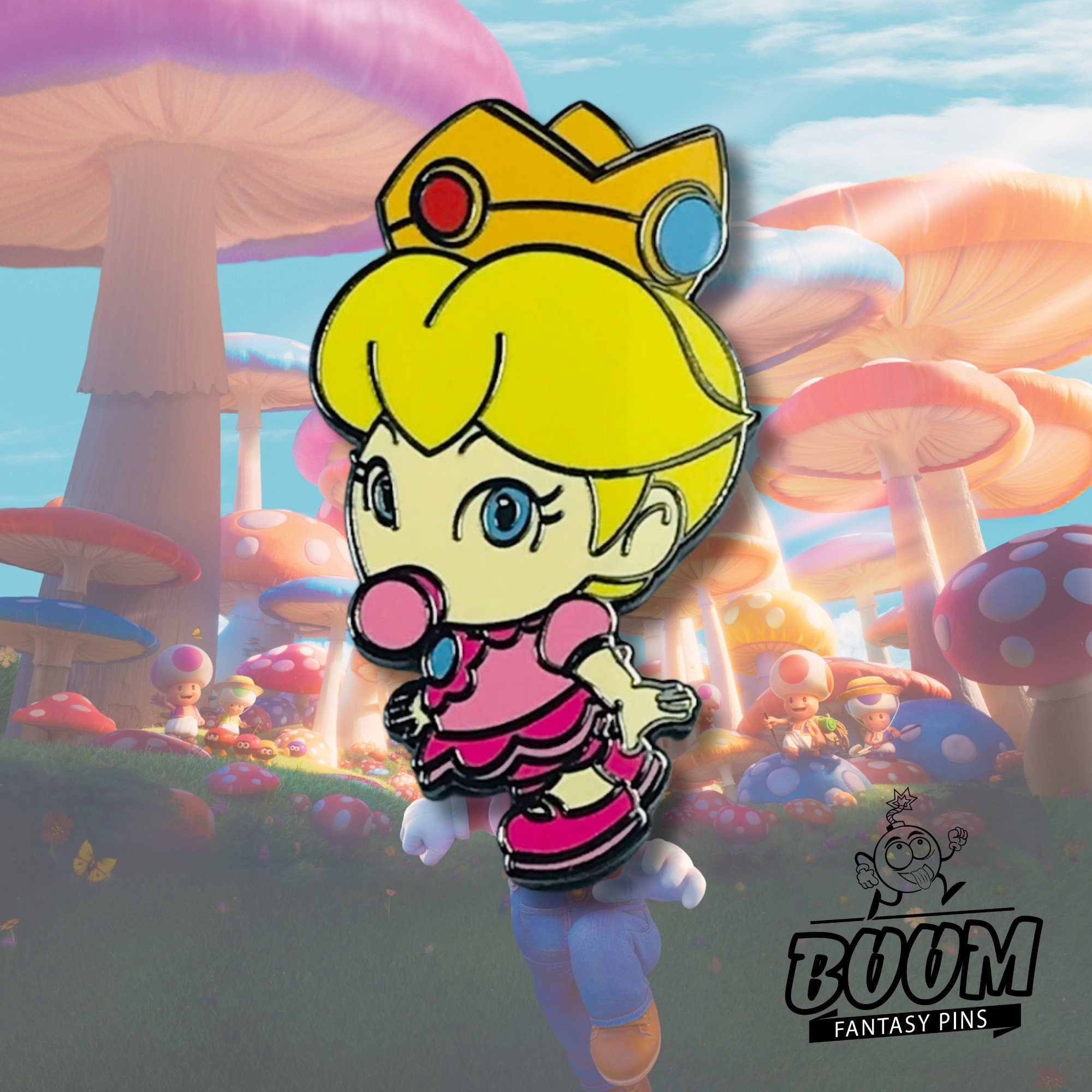 Pin's – Bébé Princesse Peach de Mario Bros – Disney Fantasy