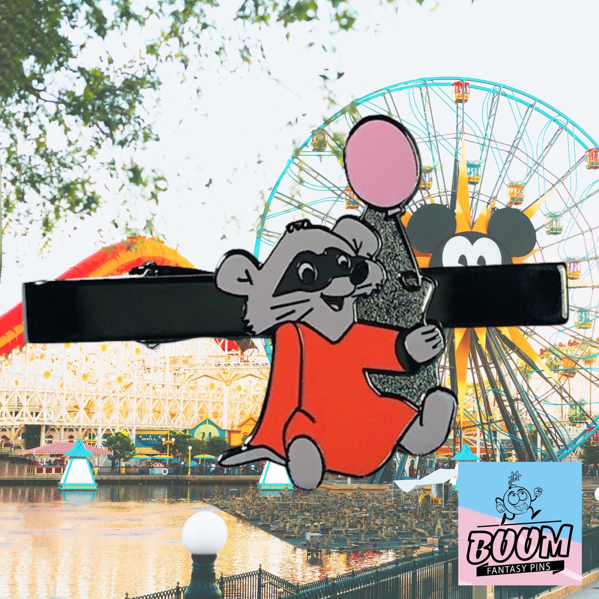 Pince à cravate – Raton laveur Robin des Bois du film Robin des Bois – Disney Fantasy