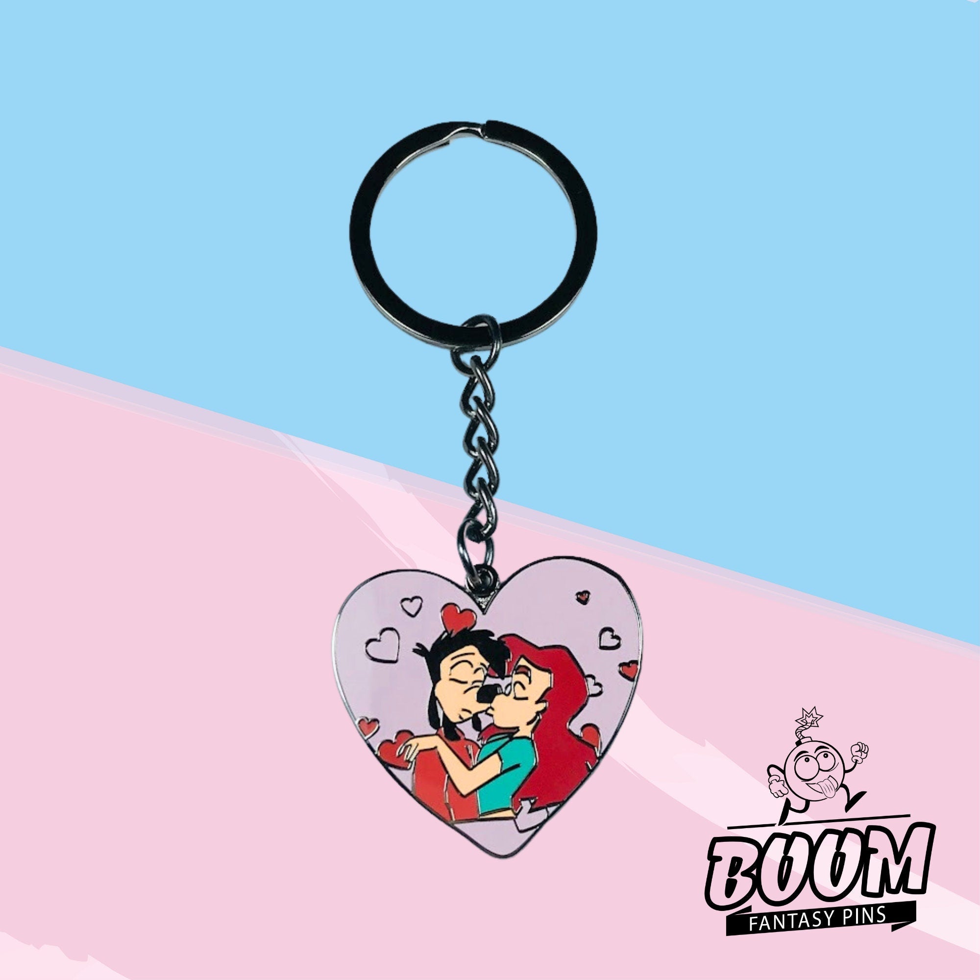 Porte-clés – Dingo et Roxanne du film Dingo et Max – Disney Fantasy