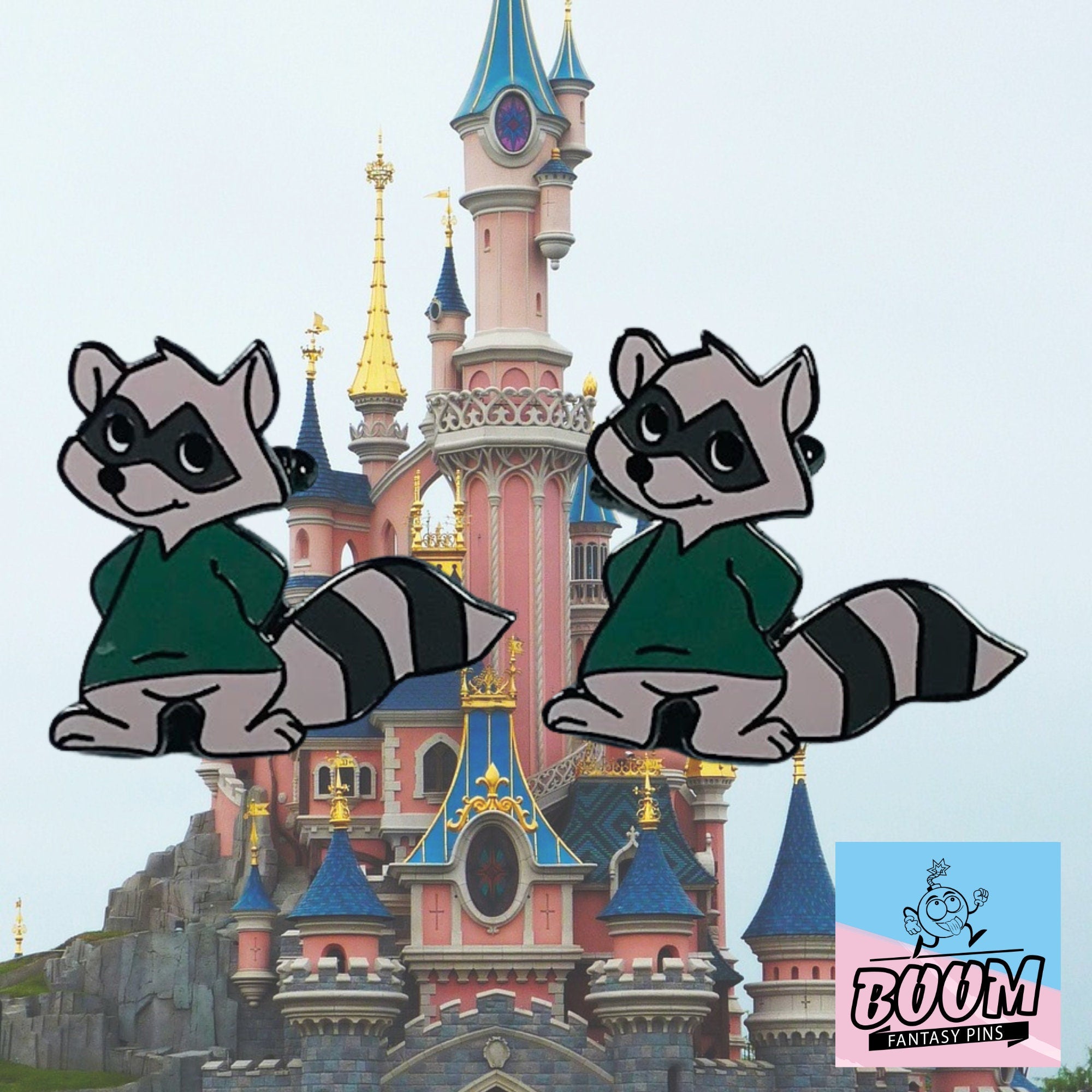 Cufflinks – Full Raccoon from Robin Hood – Disney Fantasy